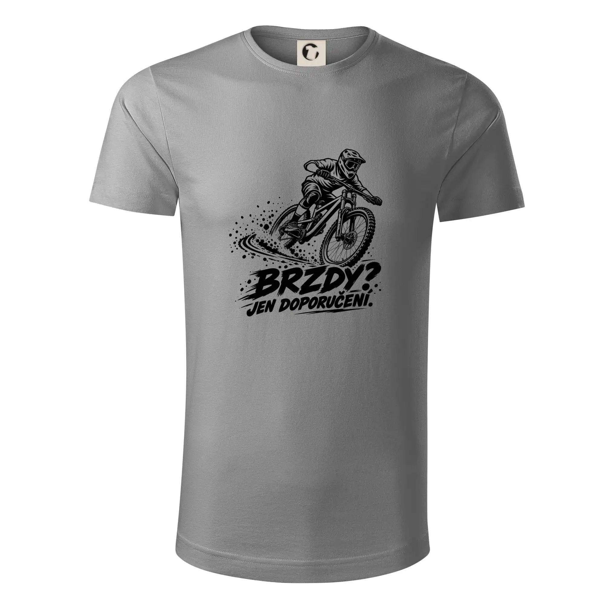 Brzdy jen doporučení - biker v zatáčce