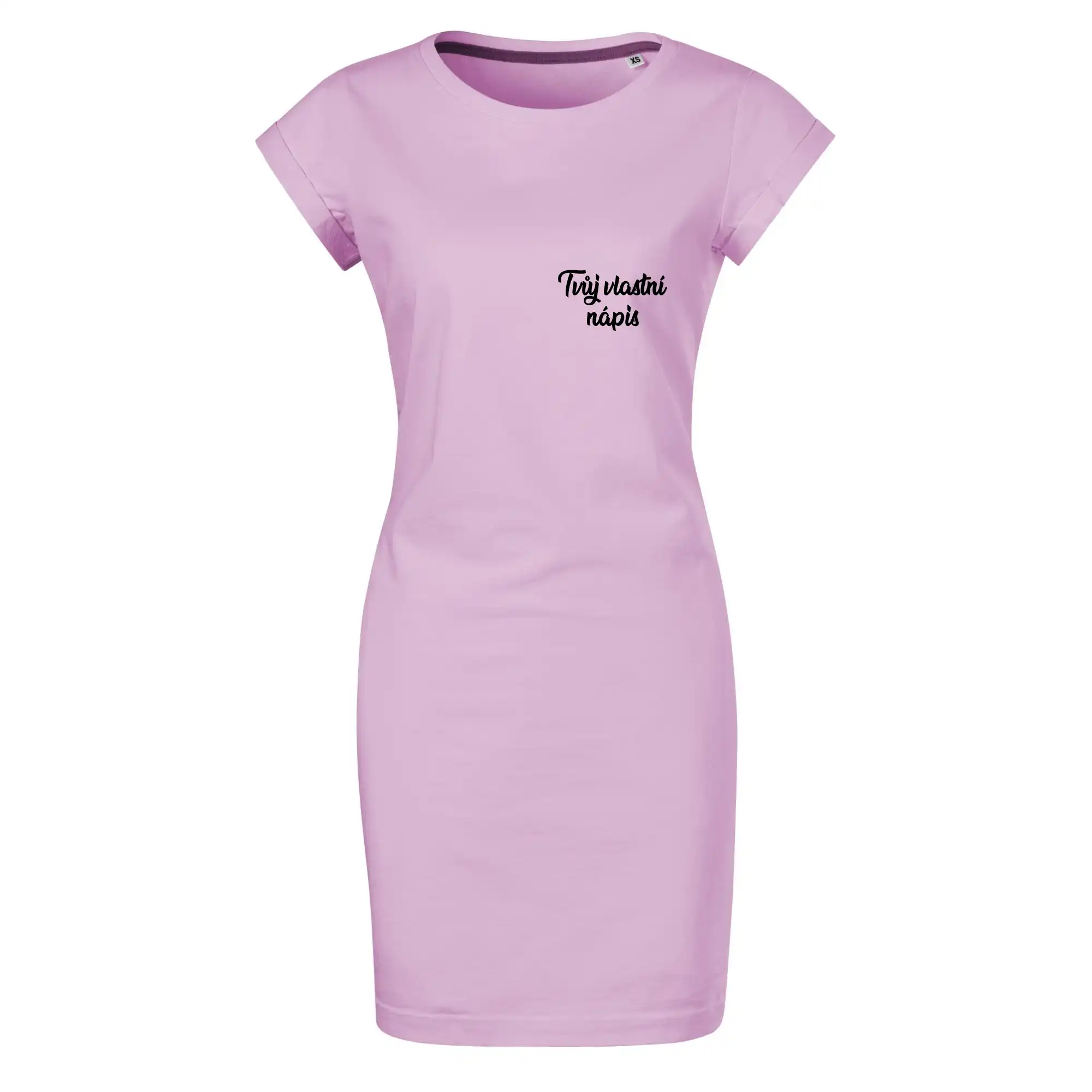 Tvuj vlastní nápis psací - na prsu