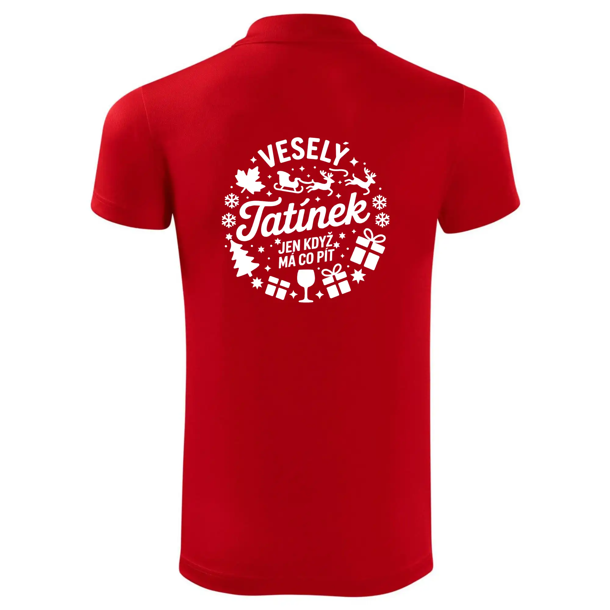 Veselý tatínek jen když  má co pít