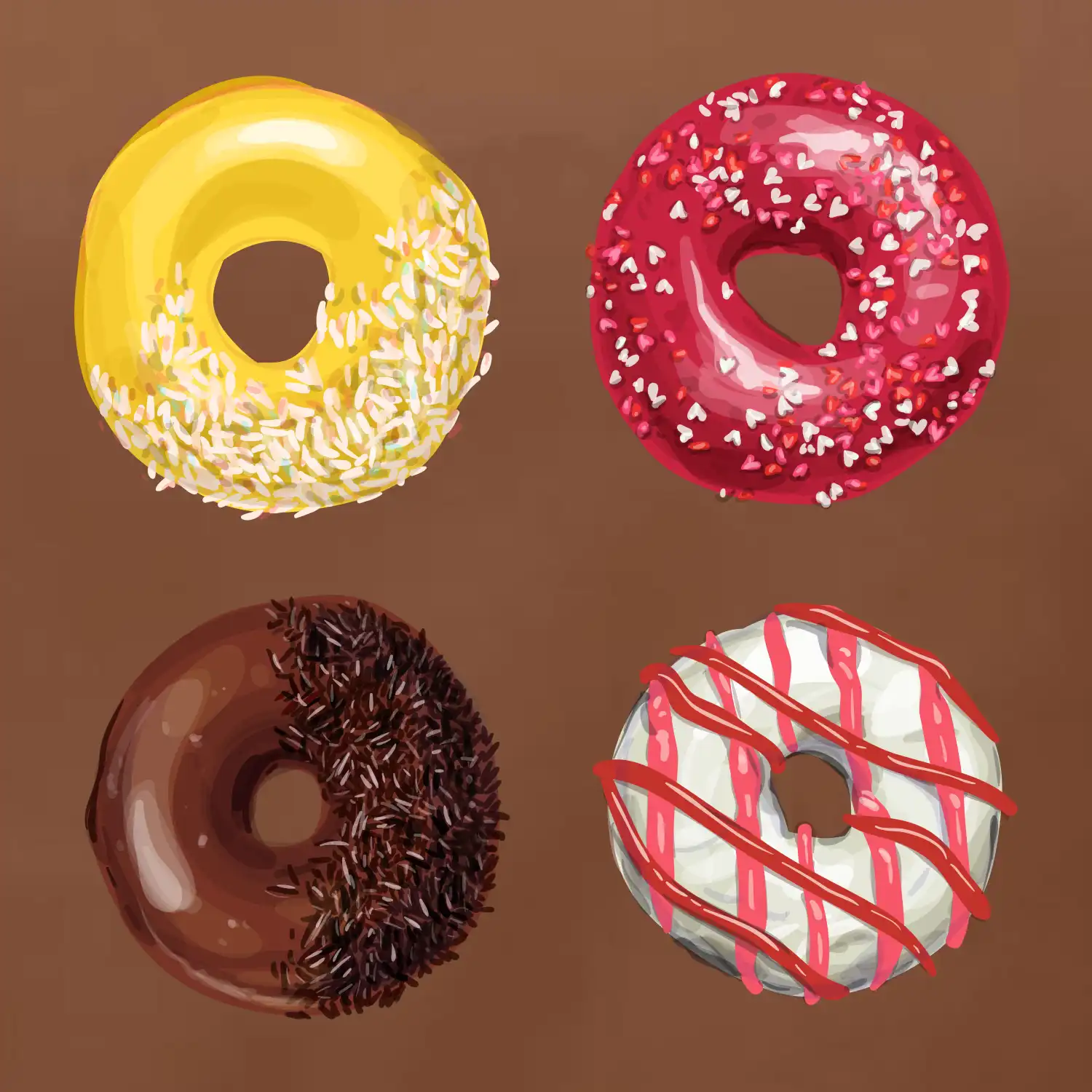 4 donuty