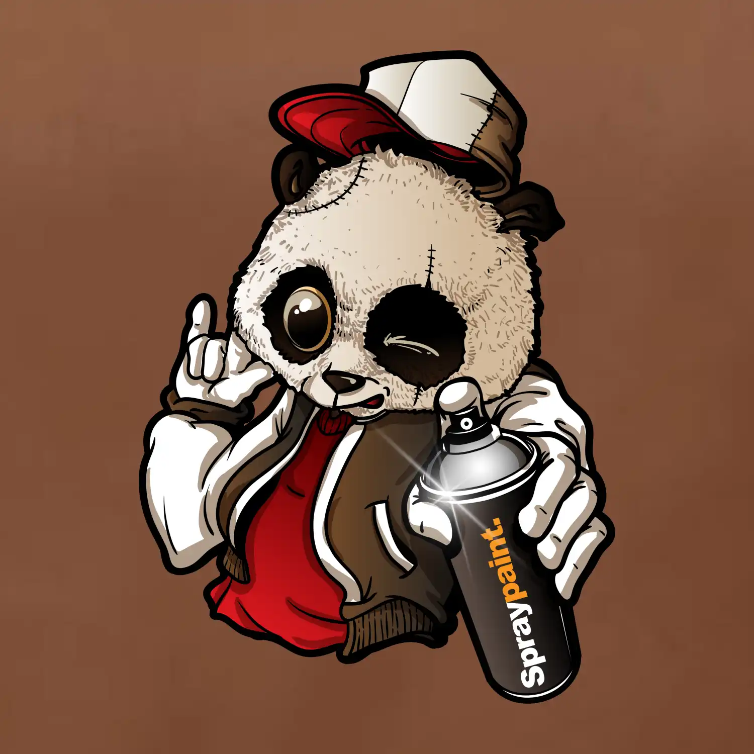 Graffiti panda