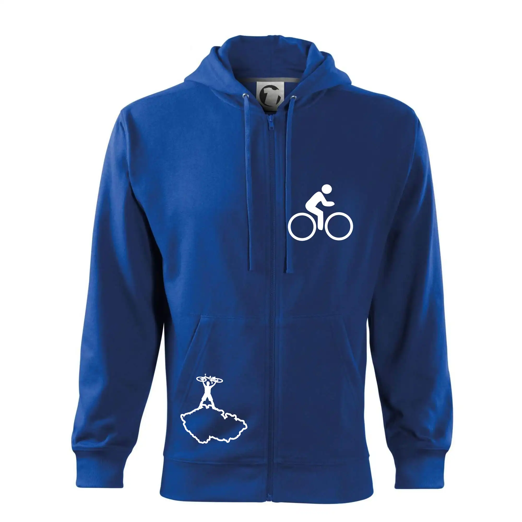 Mapa ČR + kolo na prsu