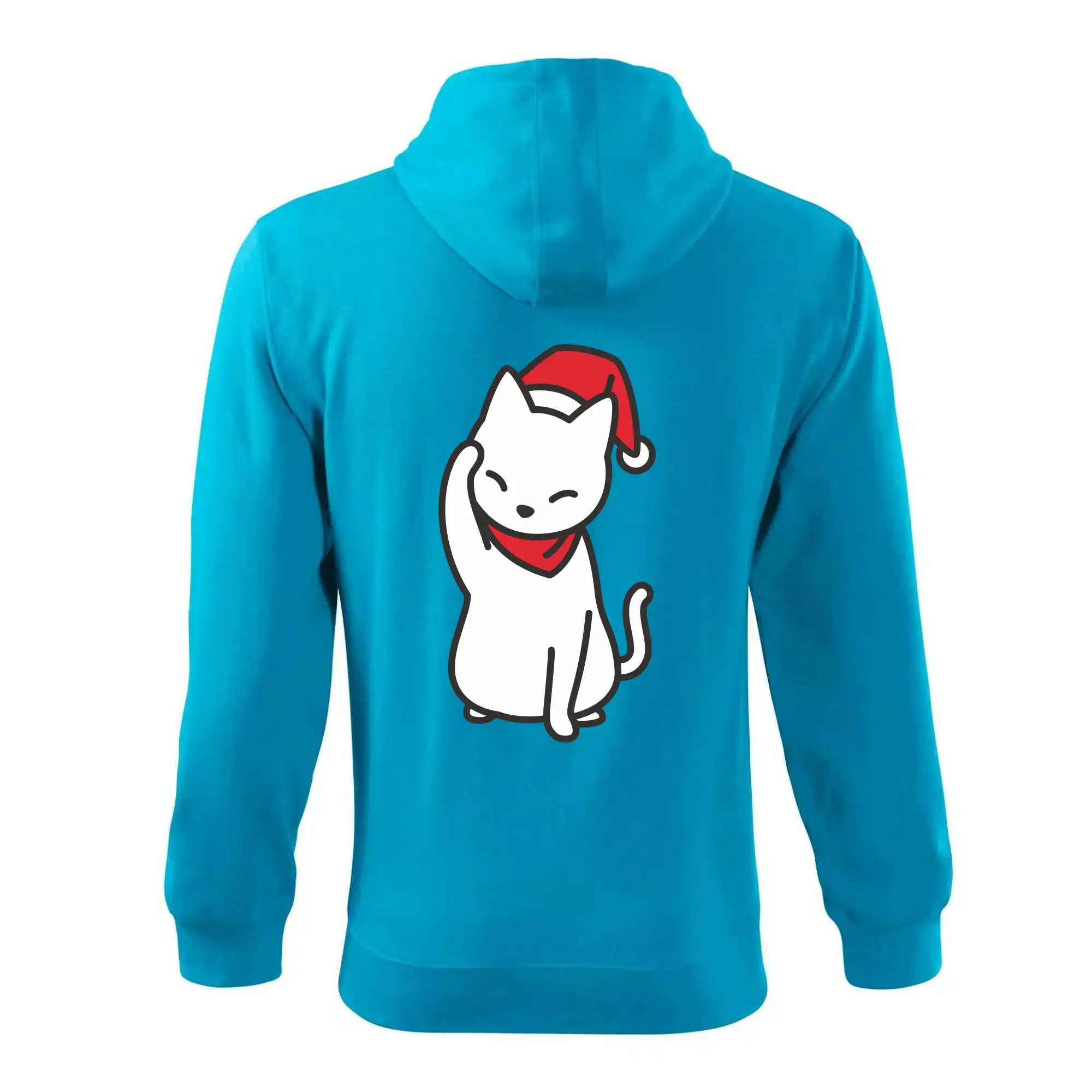 Vánoční kočka mávající