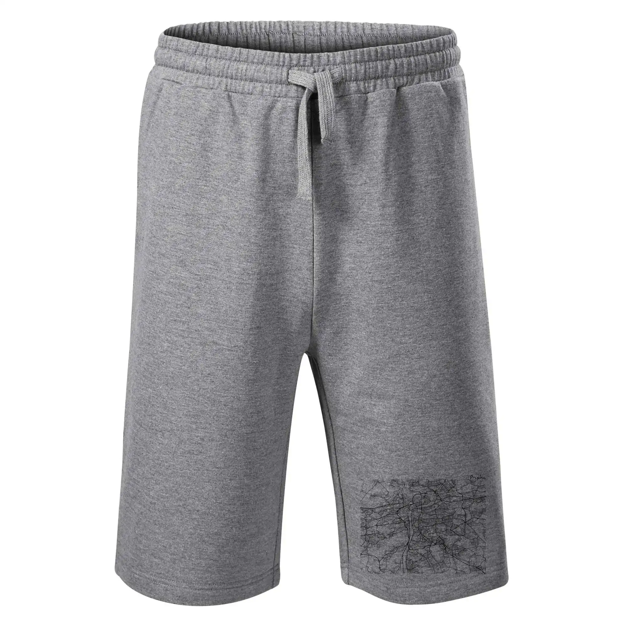 Mapy měst černobílé Praha