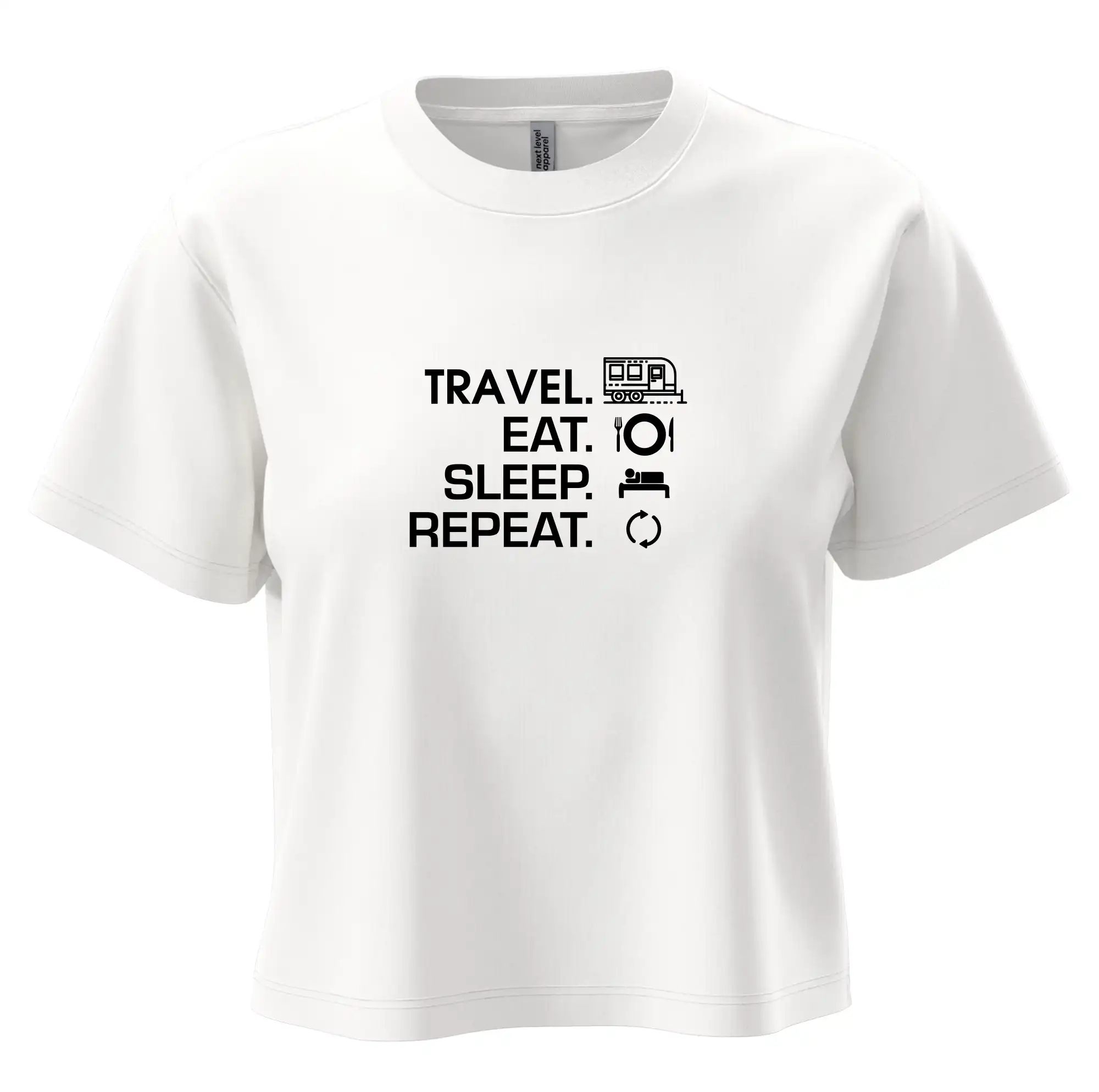 Eat sleep travel - Velký  přívěs