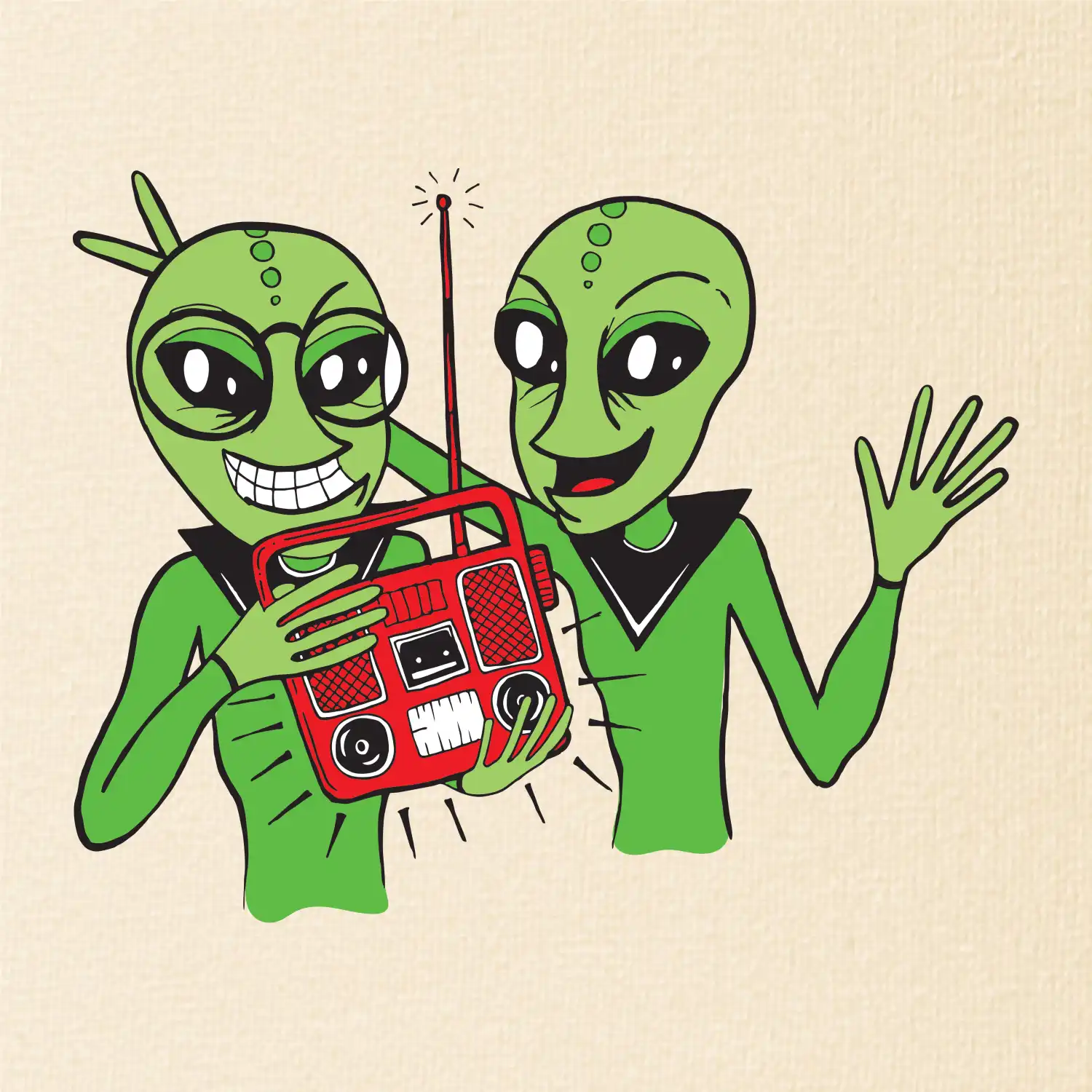 Ufo a rádio (Pecka design)