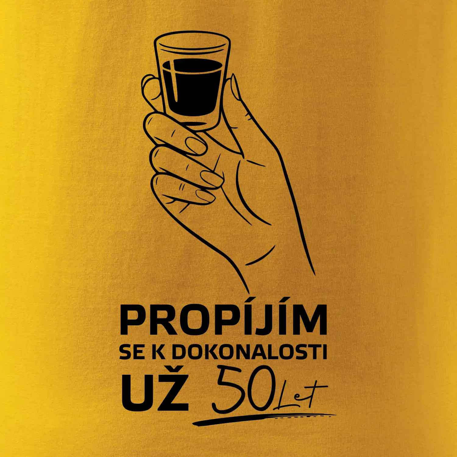 Panák alkoholu - propím se už 50 let