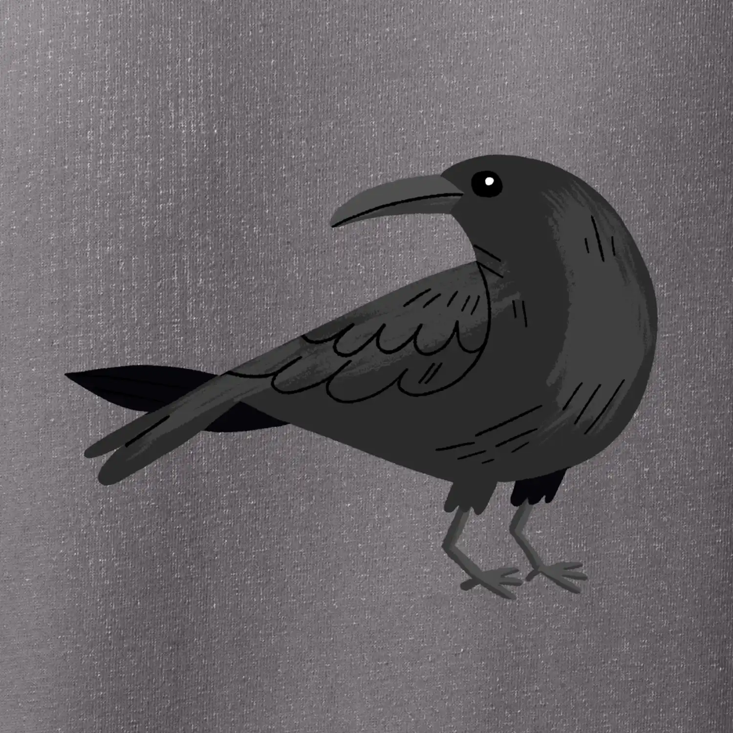 Vrána kreslená  (studio-arte.cz)