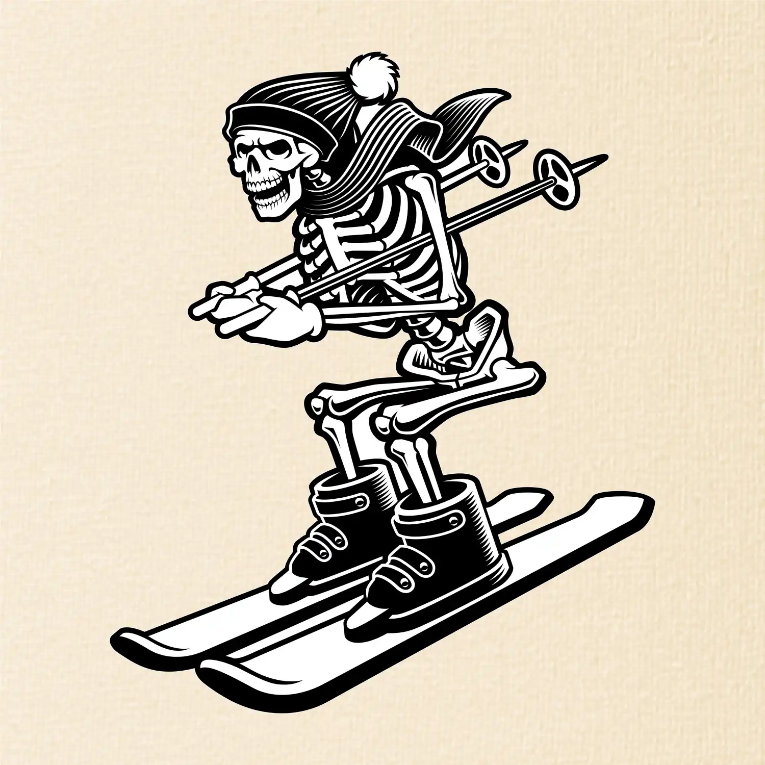 Ski kostra