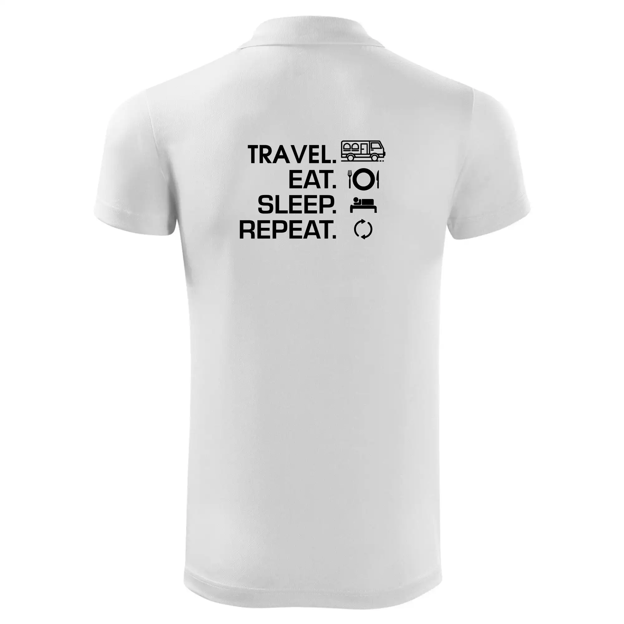 Eat sleep travel - Van