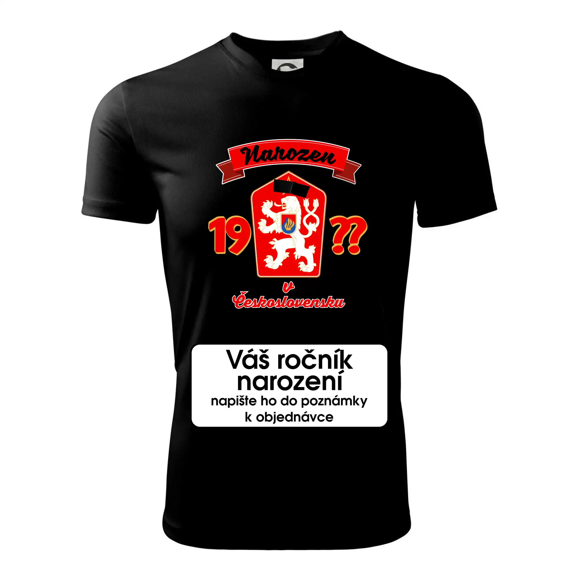 Přelepená hvězda - Narozen v Československu - vlastní ročník