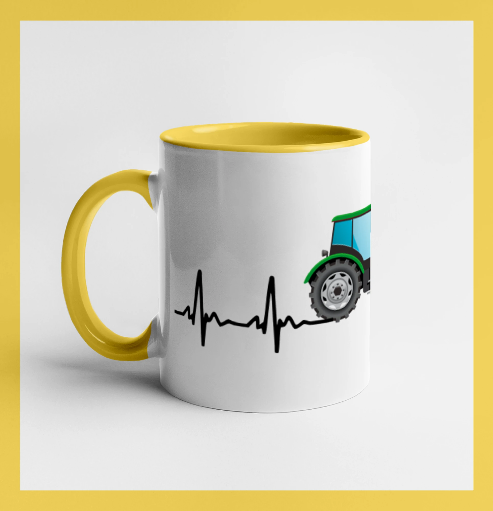 Traktor barevný ekg