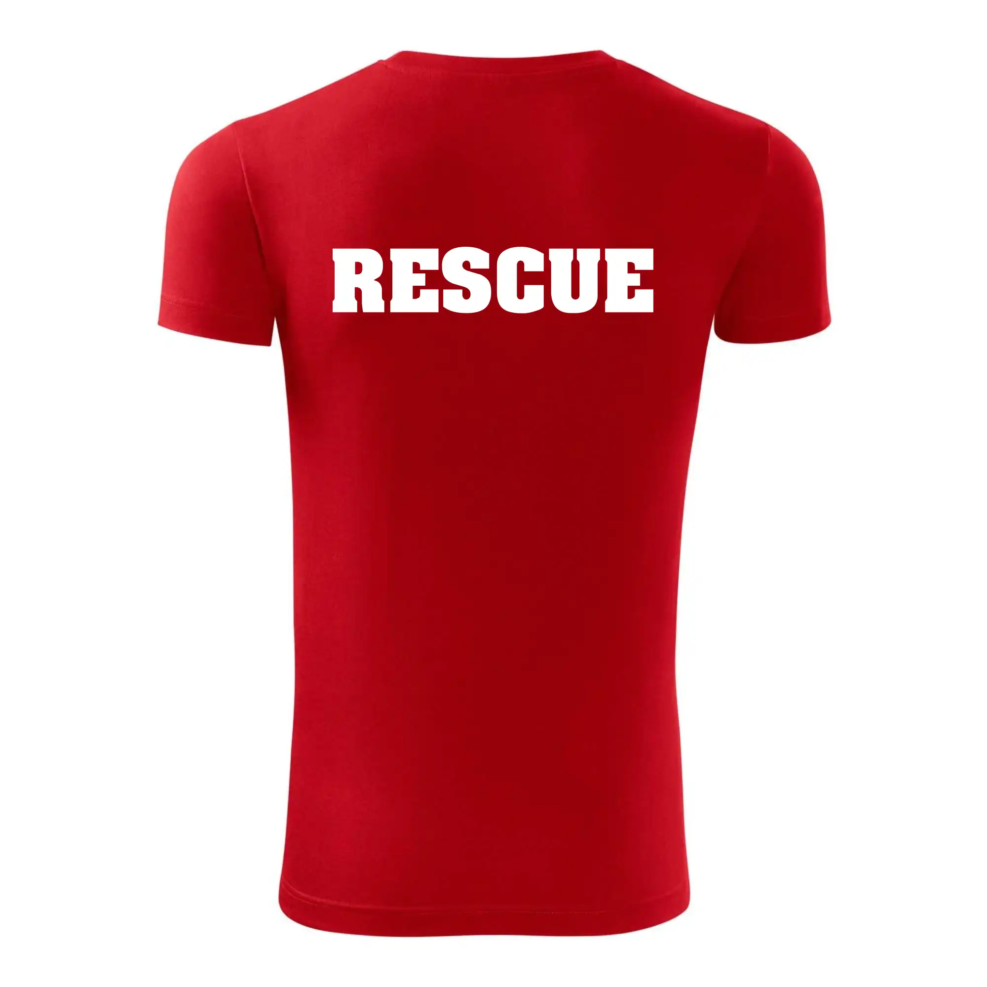 Rescue - Hvězda na prsu +  nápis na zádech