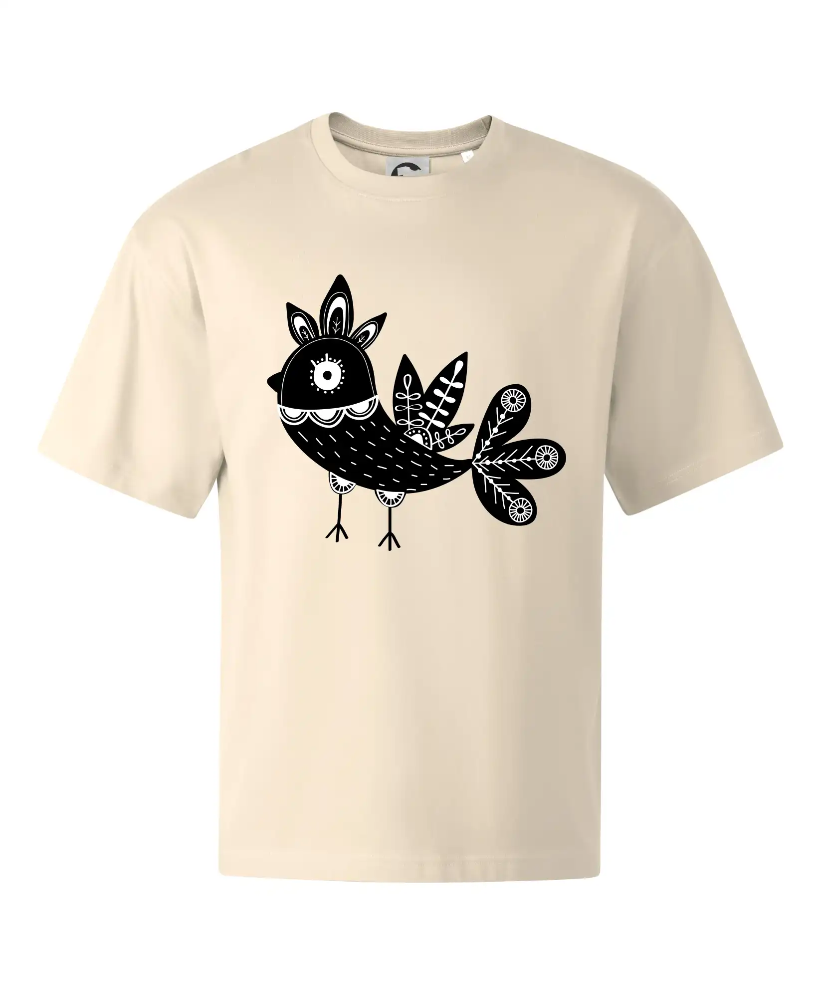 Ptáček černobílý folklór