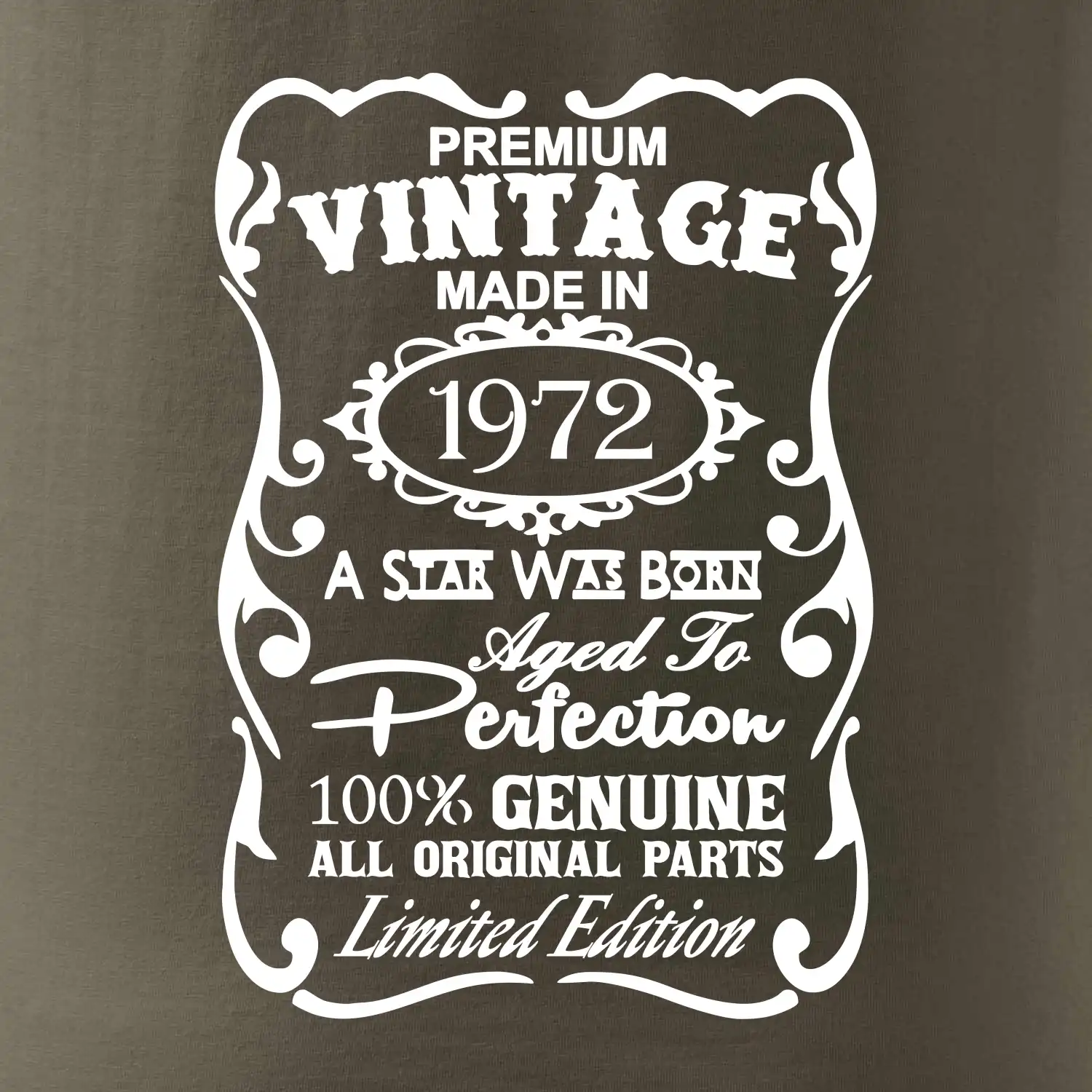 Vintage Etiketa - 1972