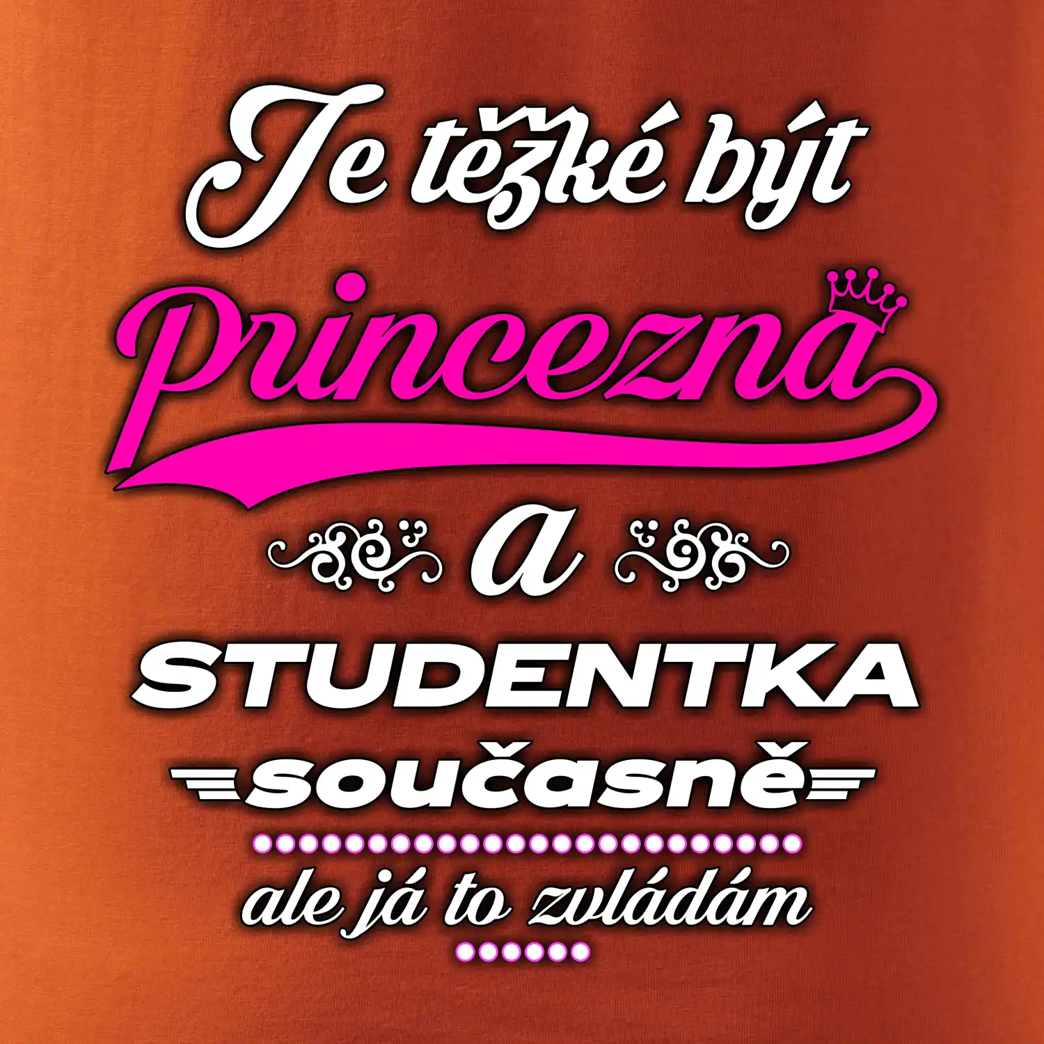 Je těžké být princezna - studentka