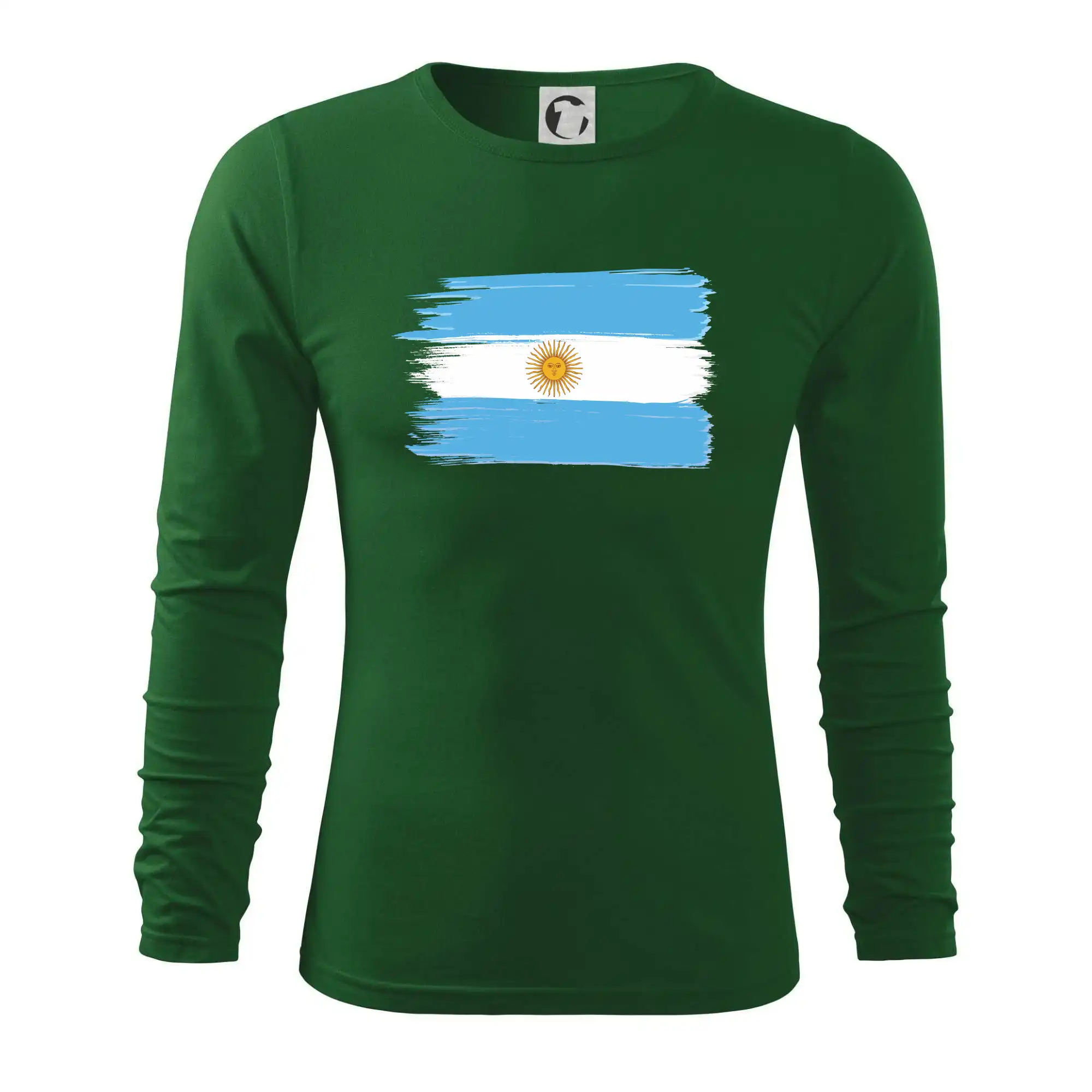 Argentina vlajka kreslená štětkou