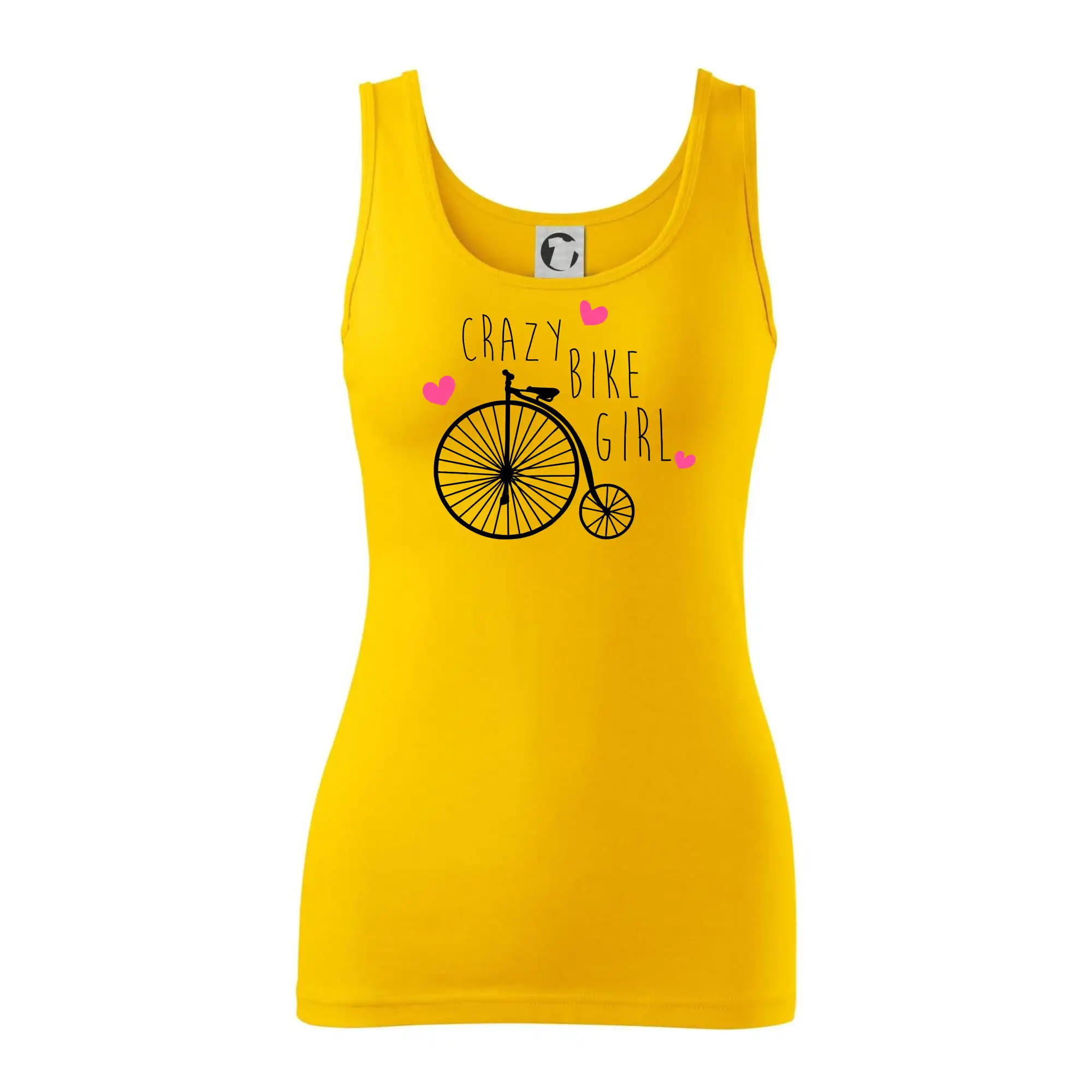 Crazy bike girl