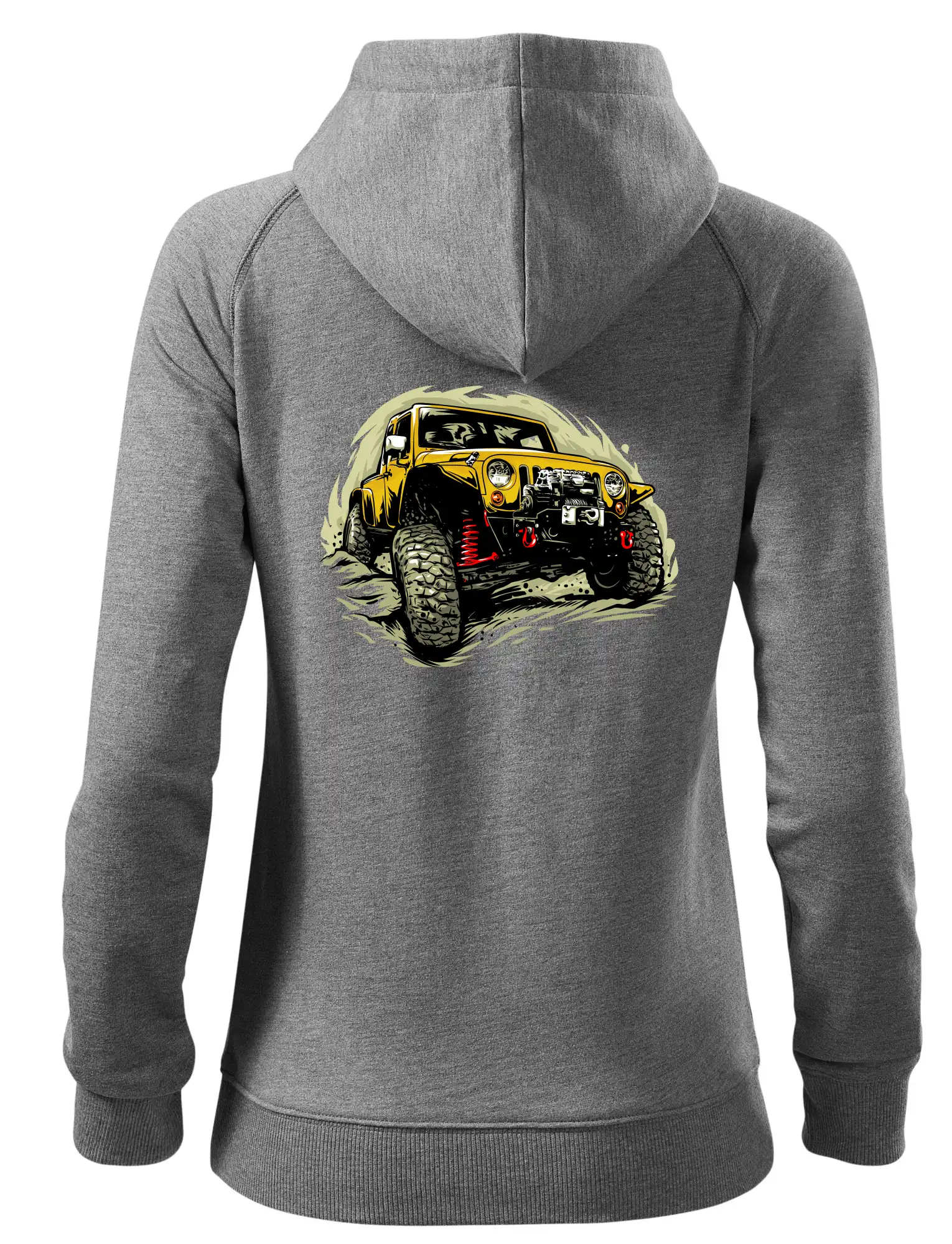 Žlutý offroad s navijákem