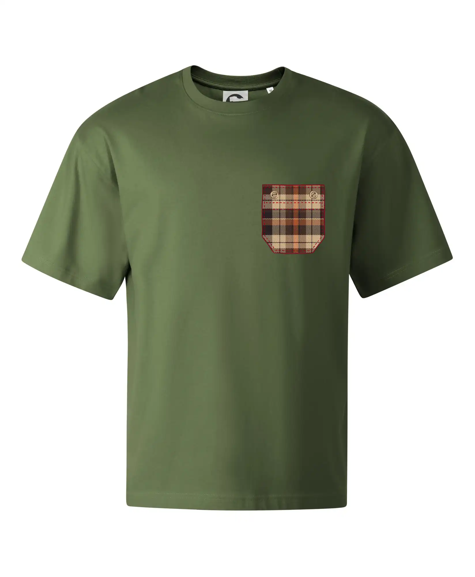 Flanelové triko hnědé