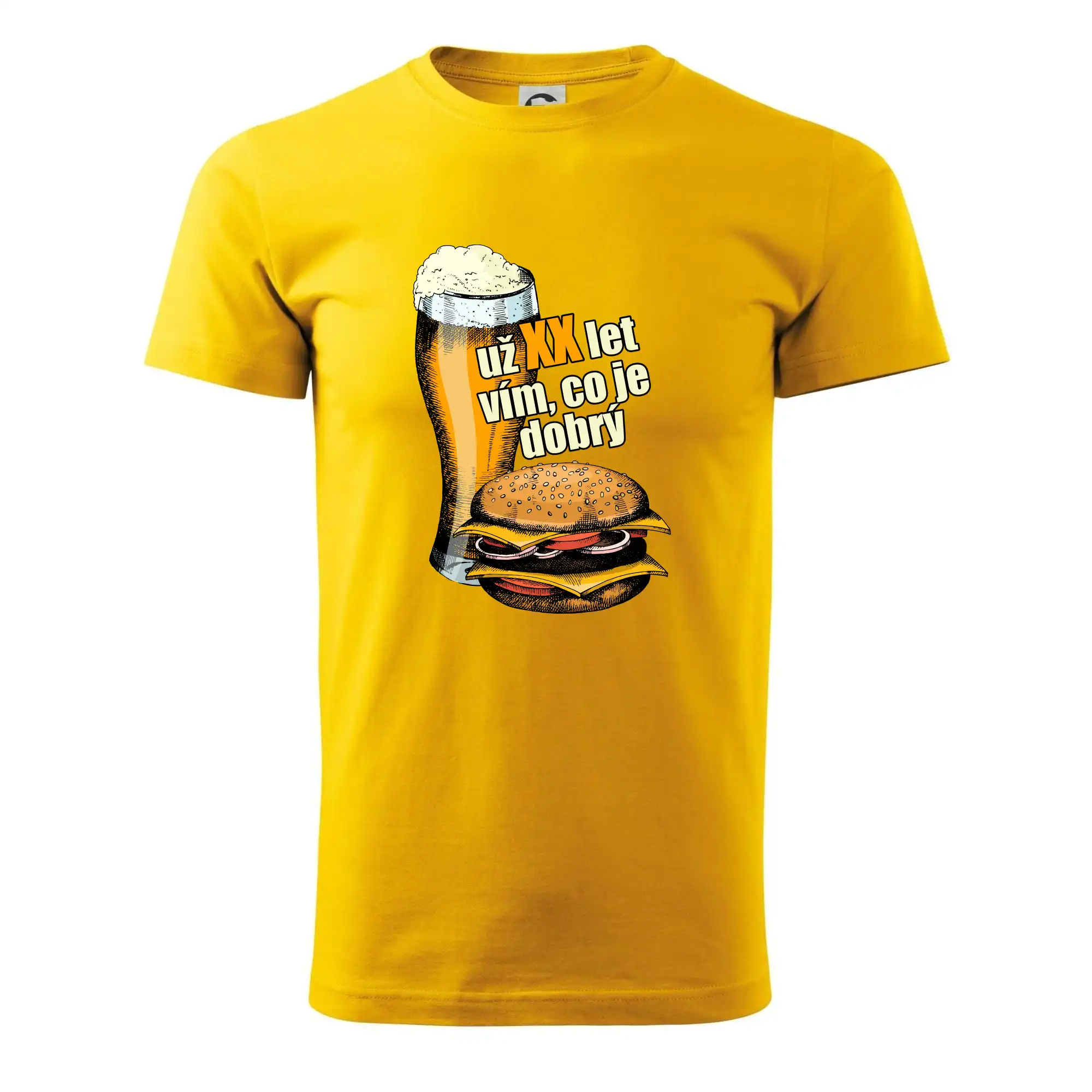 Pivo a burger vím co je dobrý