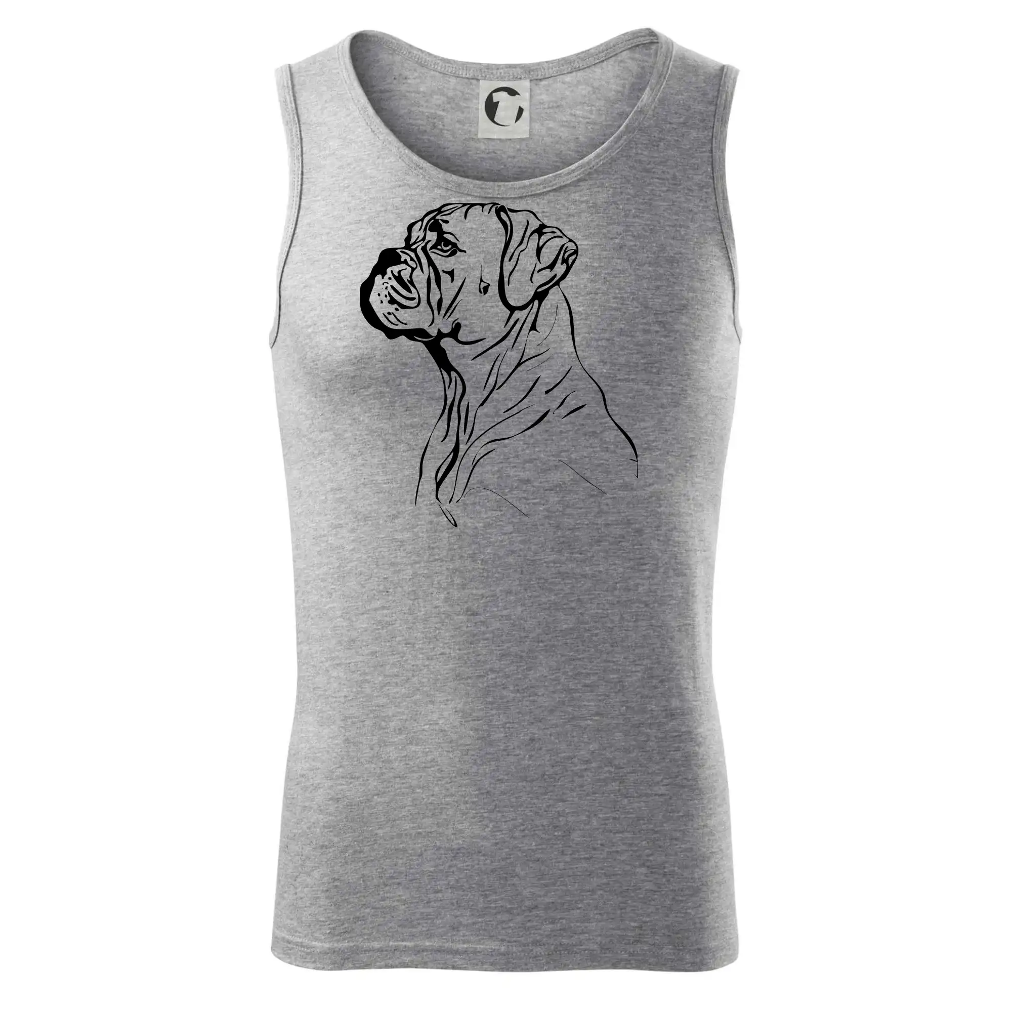 Boxer černá kresba