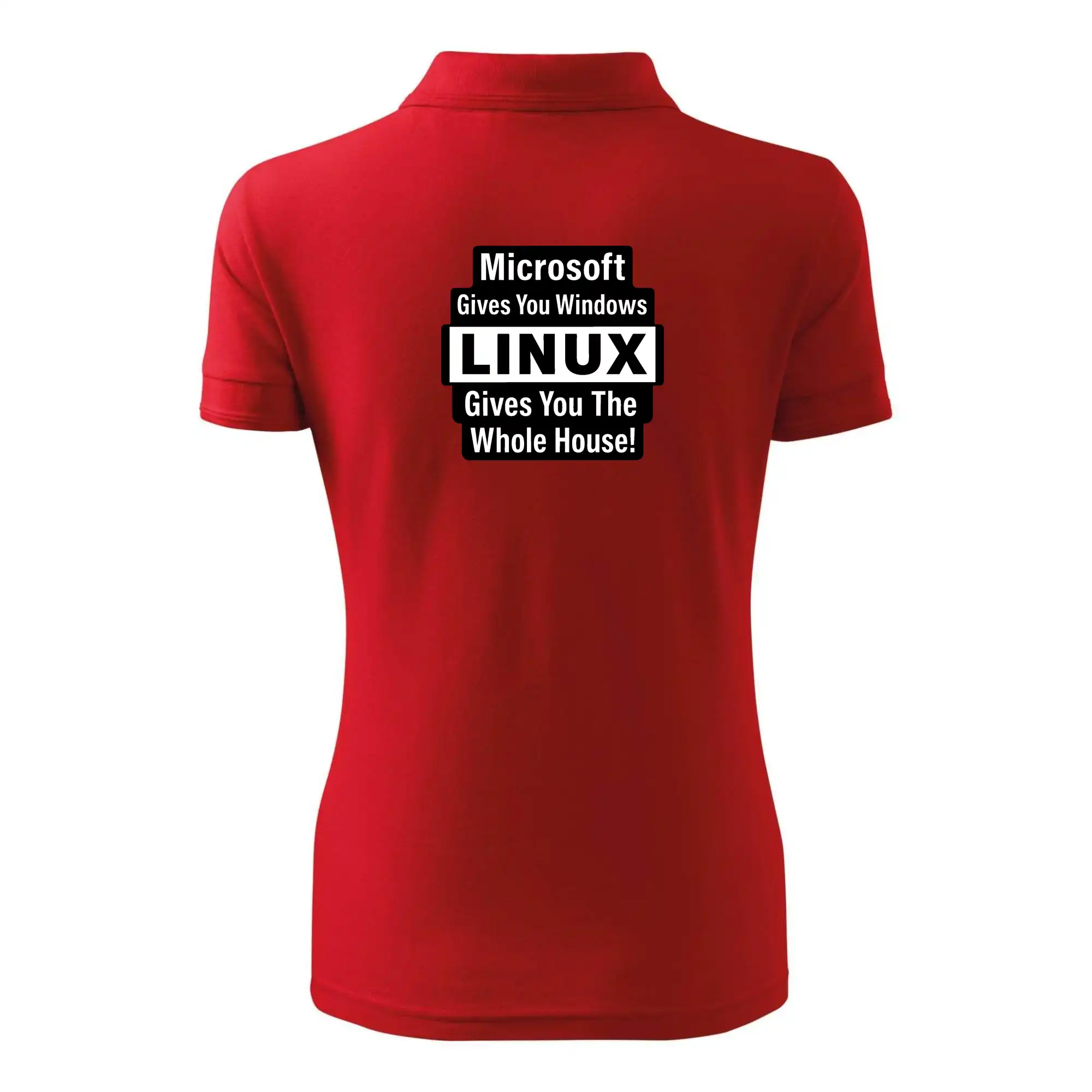 Microsoft Gives You Windows LINUX Gives You The Whole House!