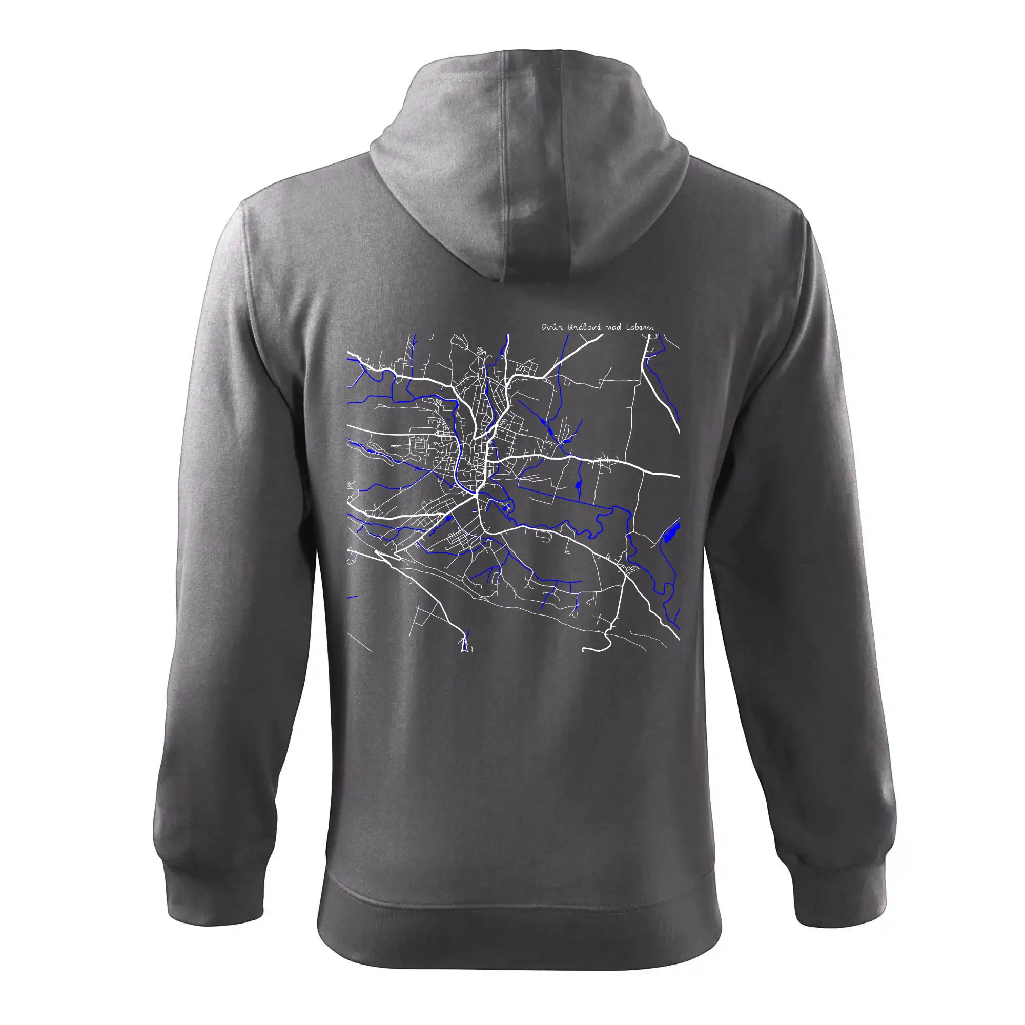 Dvůr Králové nad Labem mapa s vodními toky