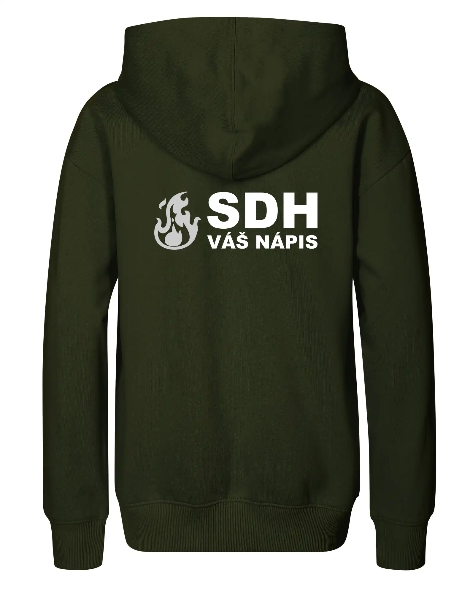 SDH REFLEXNÍ nápis (oheň, firesport, název sboru - vlastní nápis)