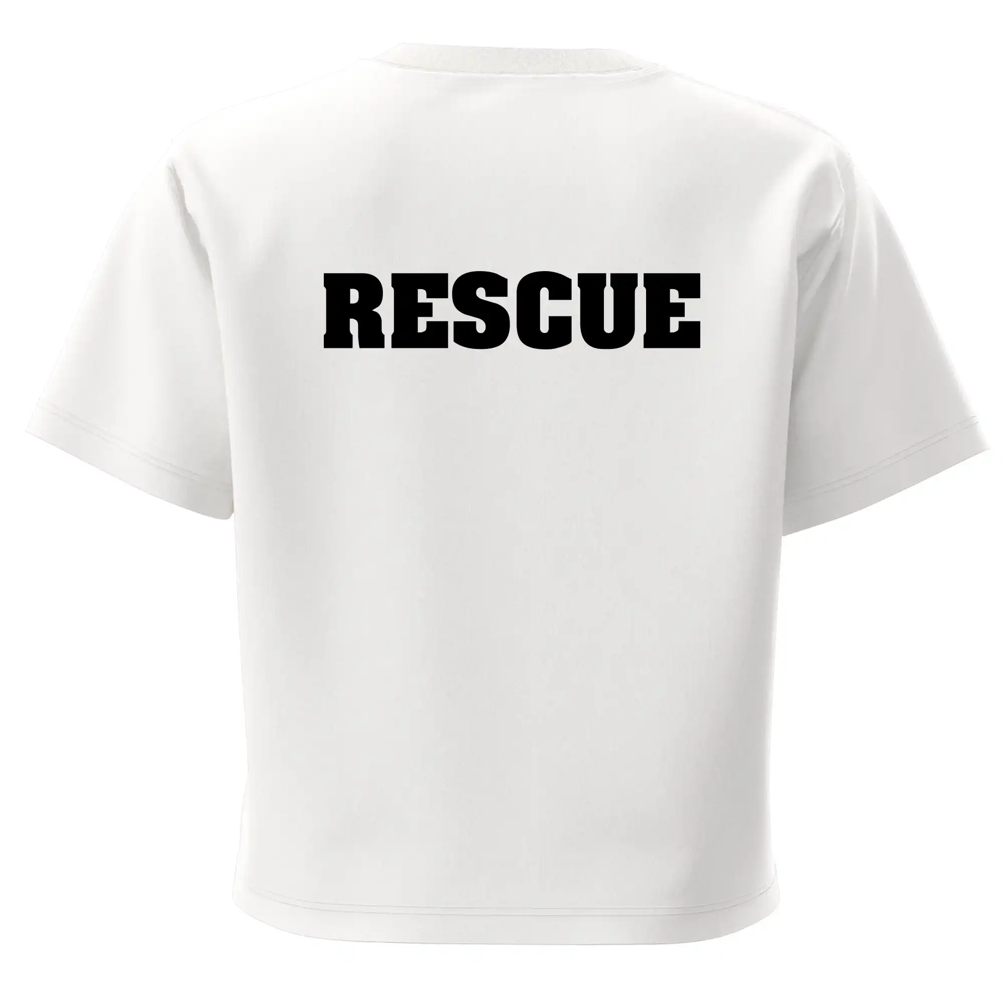 Rescue - Hvězda na prsu +  nápis na zádech
