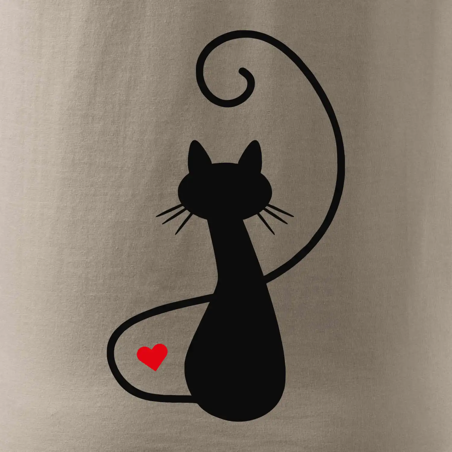 Zamilovaná kočka zpředu