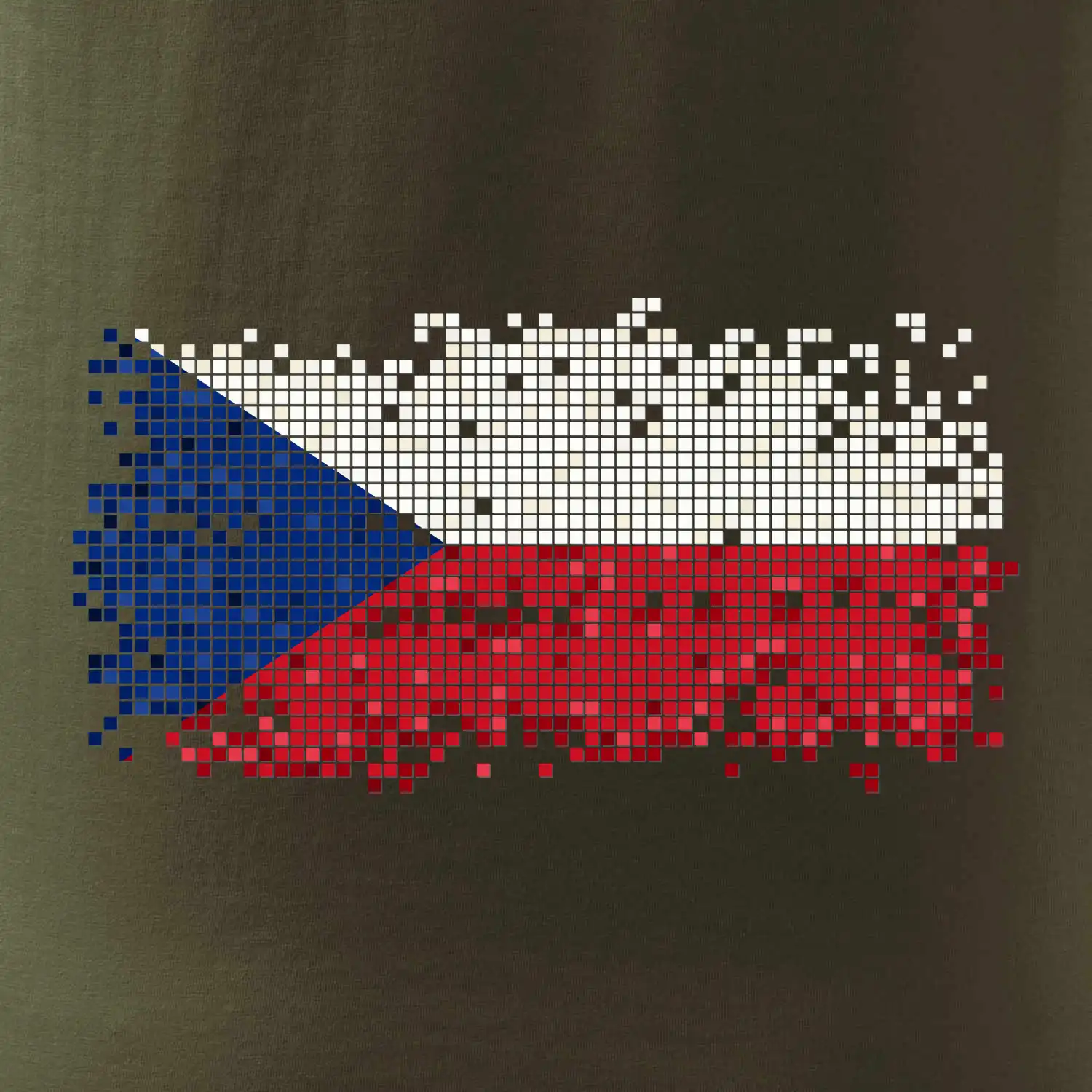 Česká vlajka - tetris