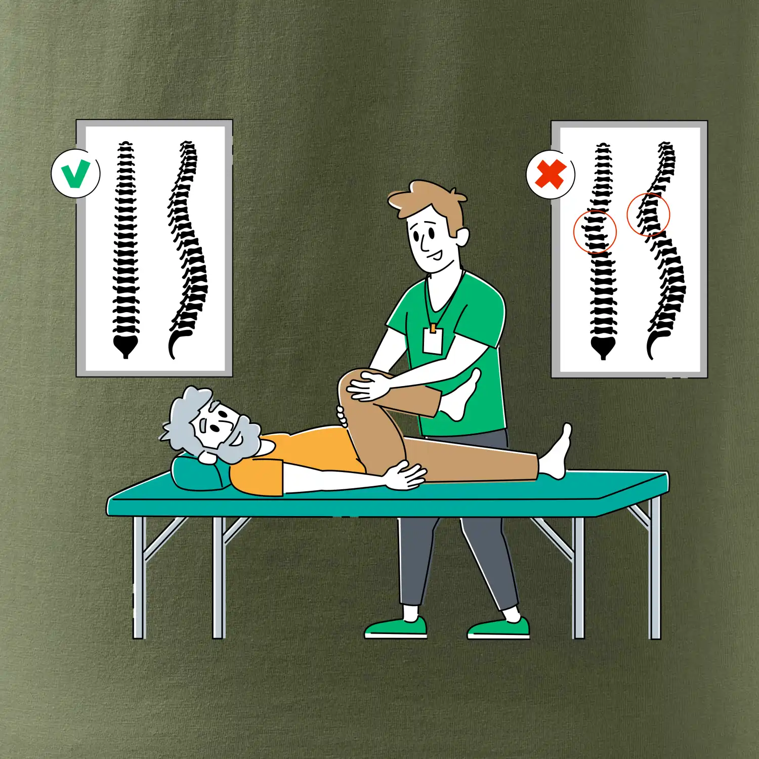 Fyziologické zakřivení páteře