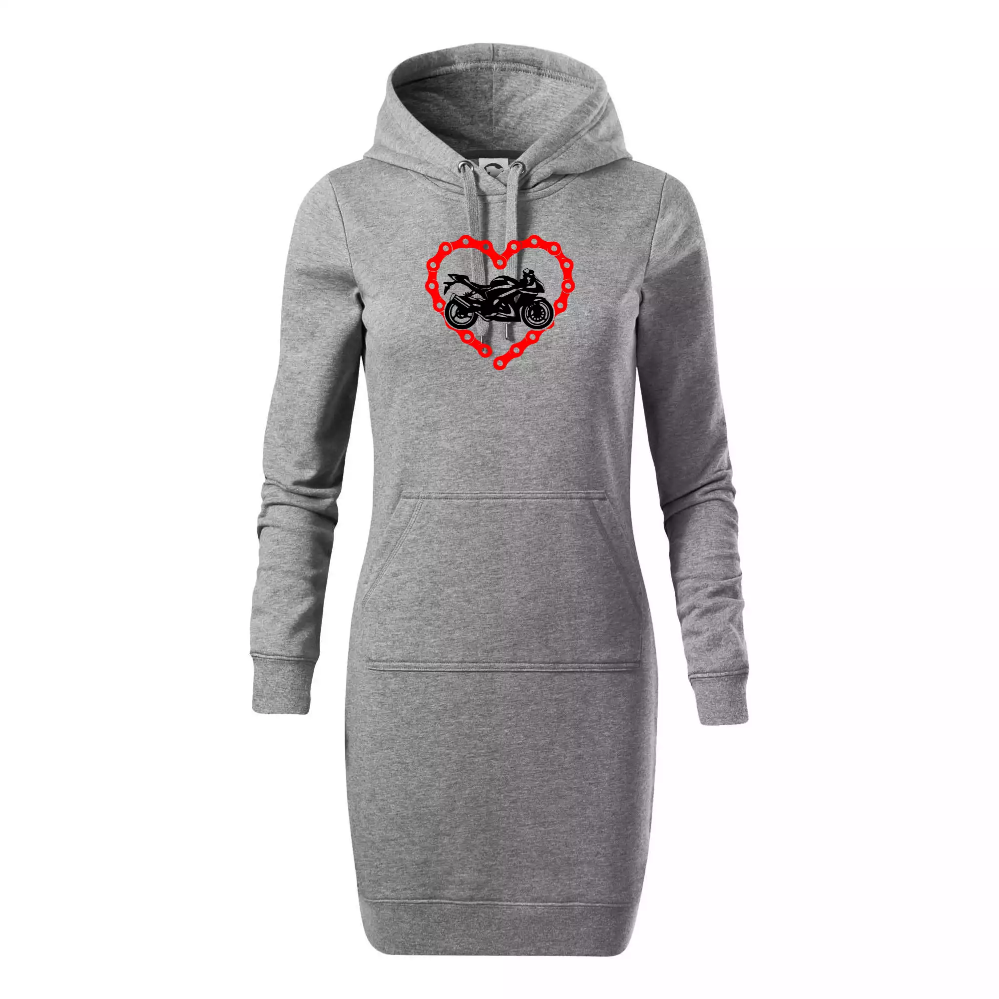 Moto srdce řetěz - silniční