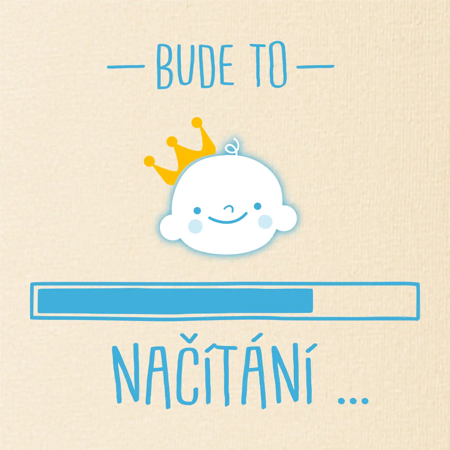 Bude to ... načítání - modré
