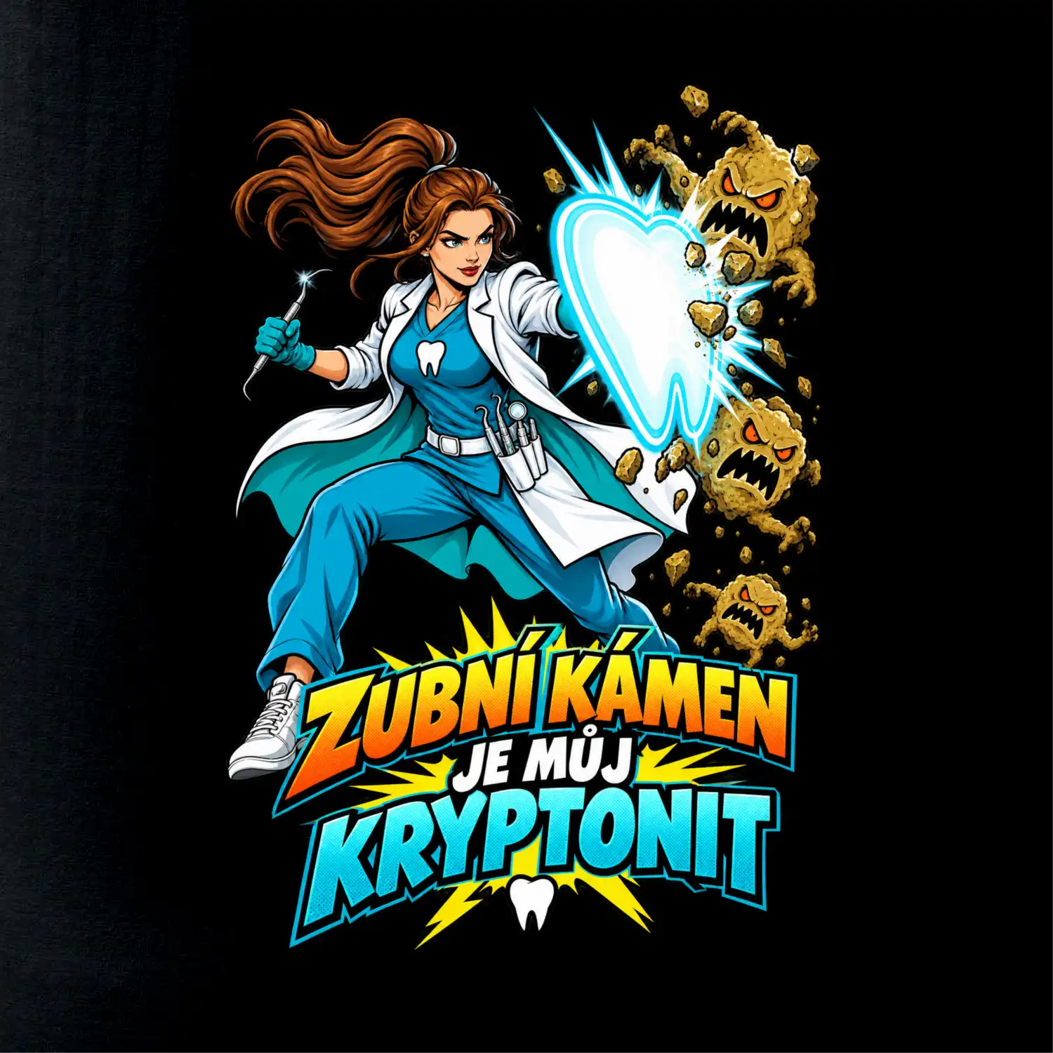 Zubní kámen je můj kryptonit