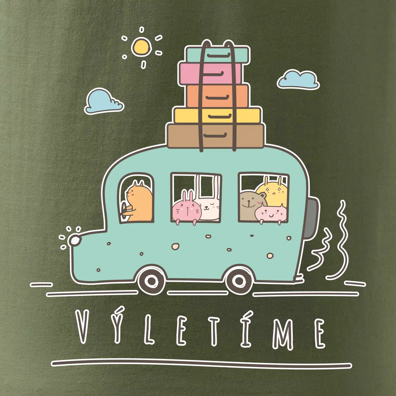 Výletíme obytňák kreslený