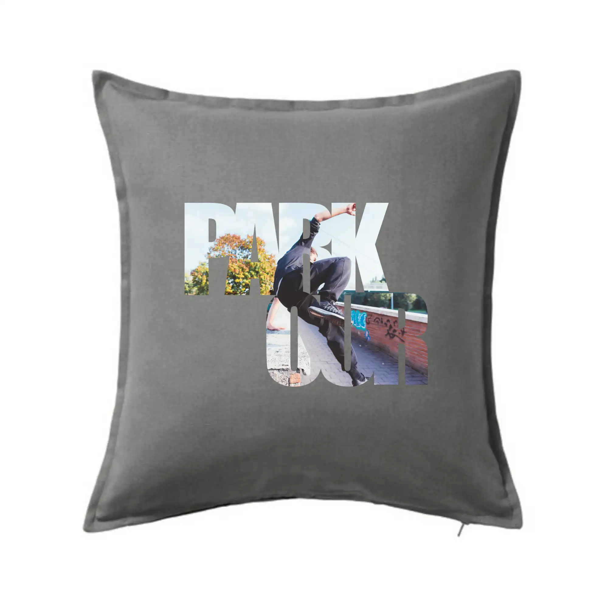 Parkour nápis ve městě