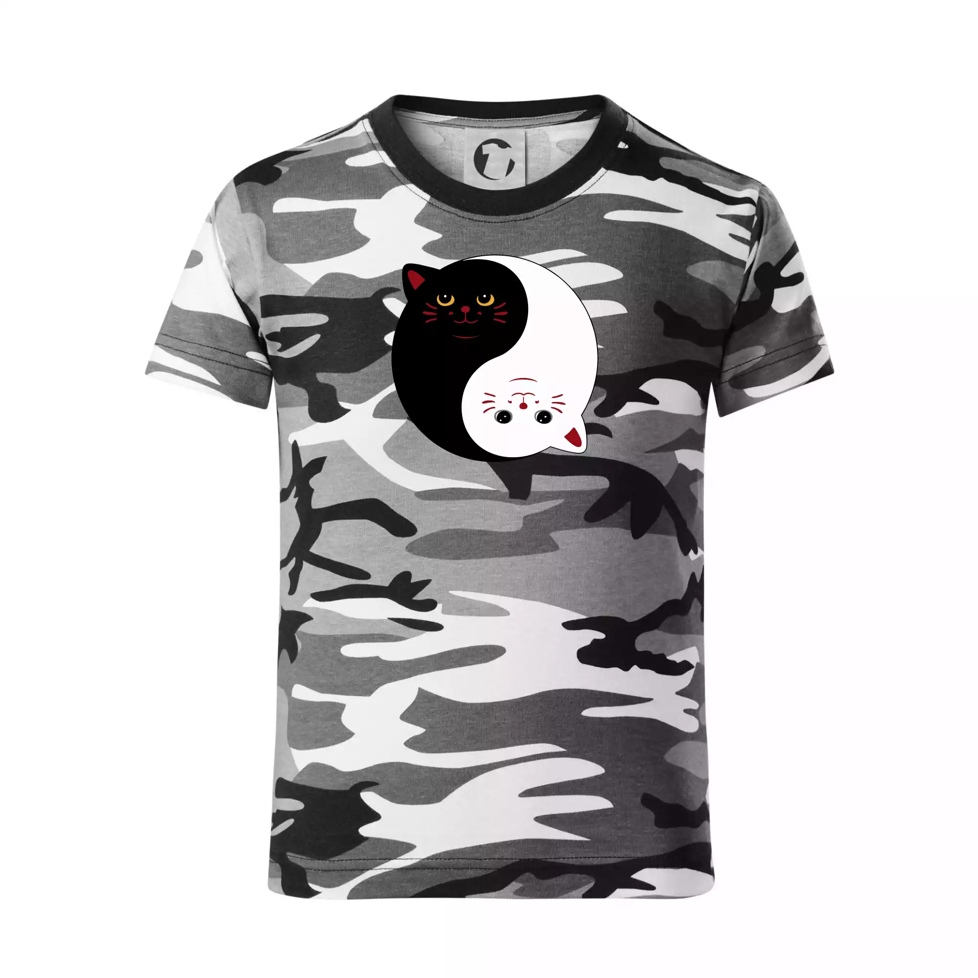 Kočky jin jang barevné