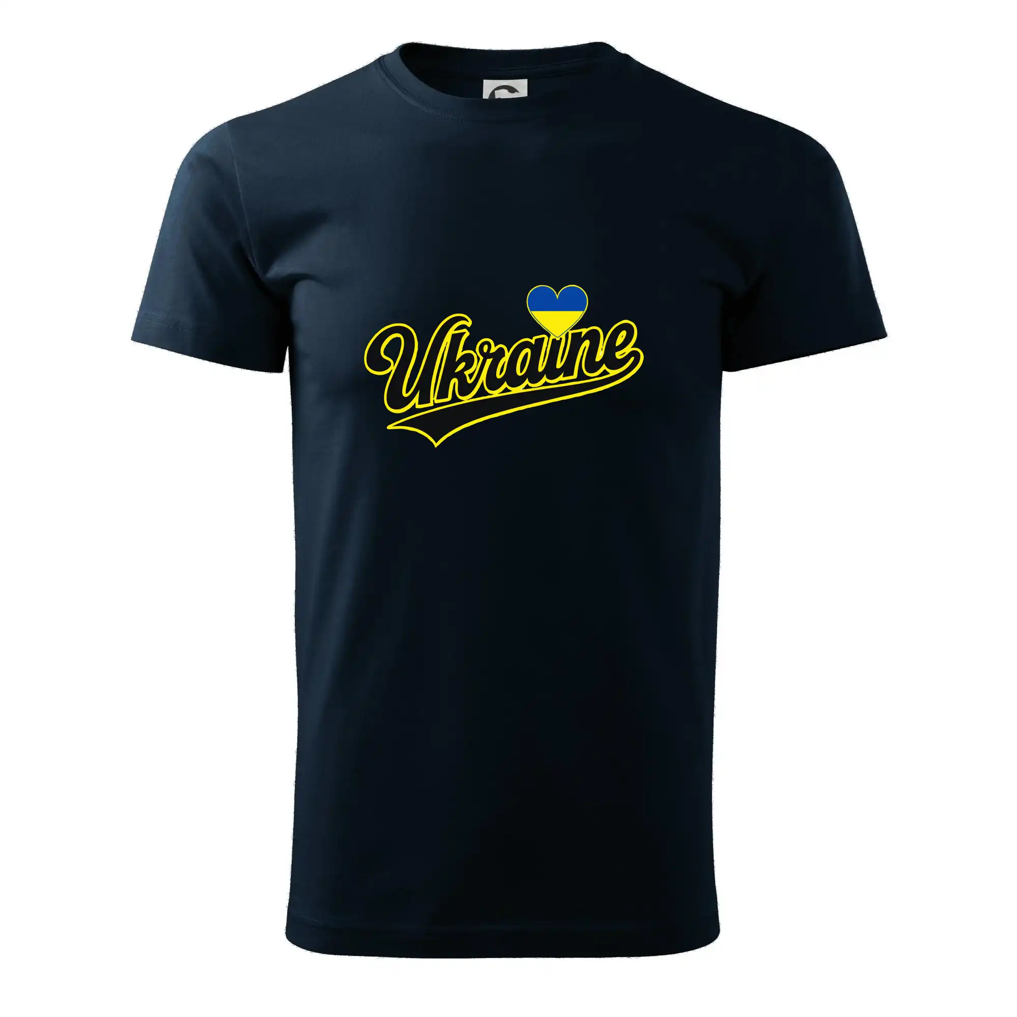 Ukraine - nápis černý