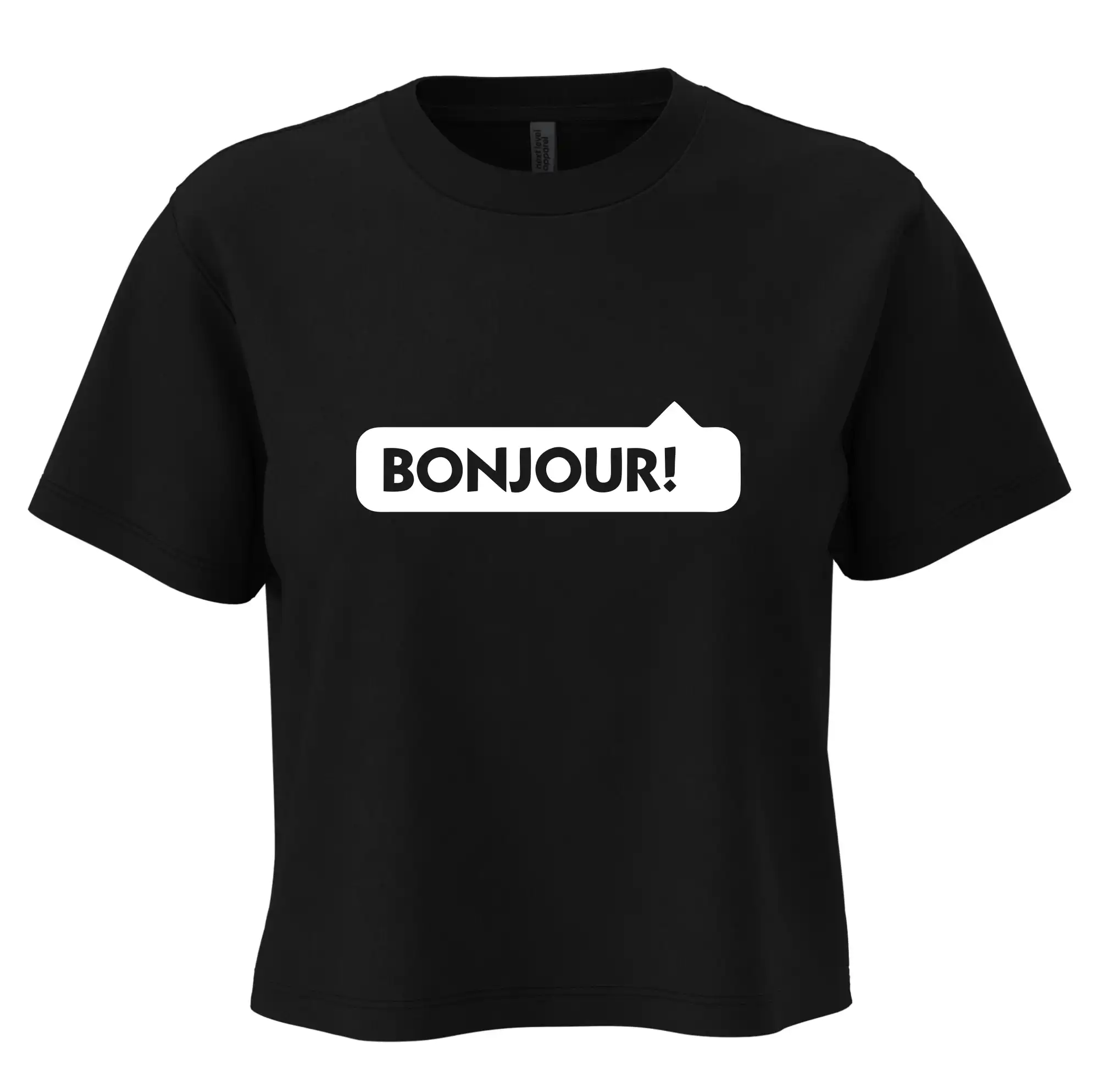 Nápis Bonjour