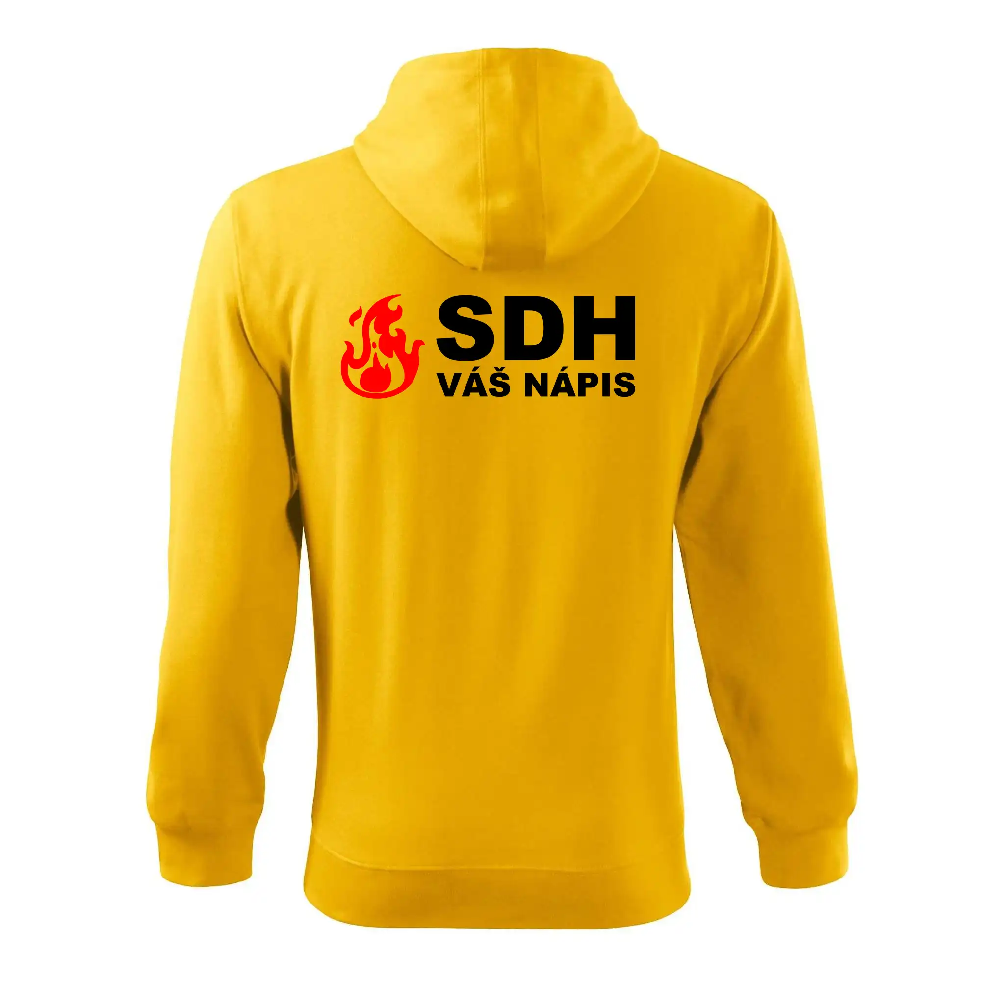 SDH nápis (oheň, firesport, název sboru - vlastní nápis)