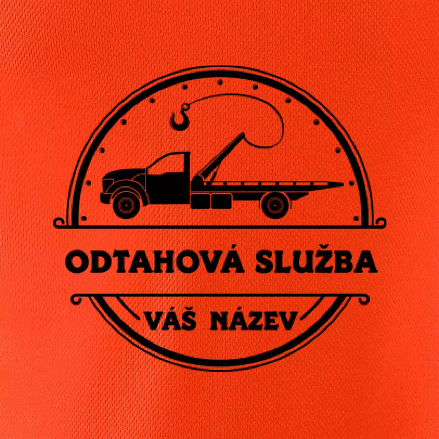 Odtahová služba - kulatý obrázek