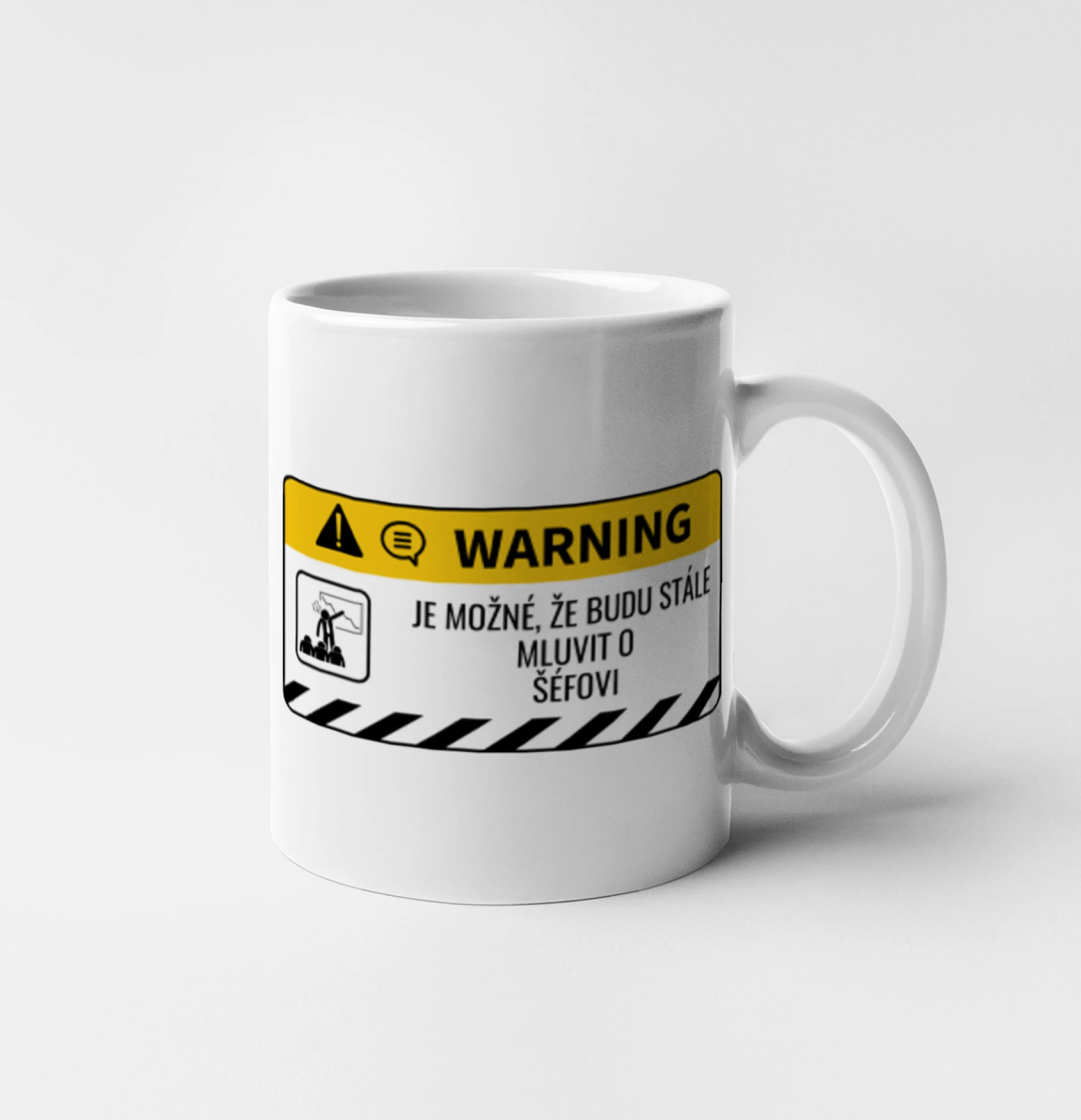 Warning mluvení - Śéf