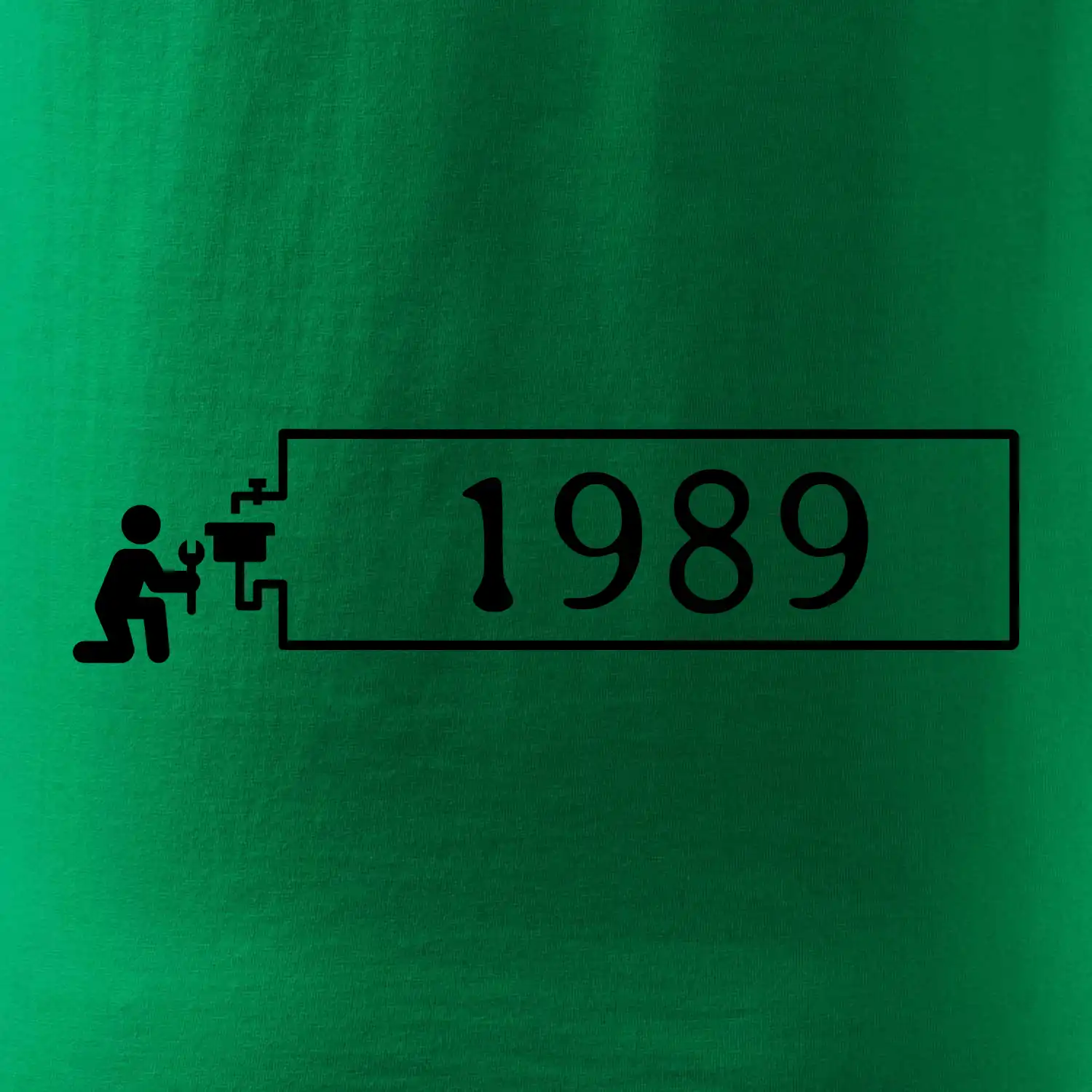 Instalatér - ročník narození v rámečku