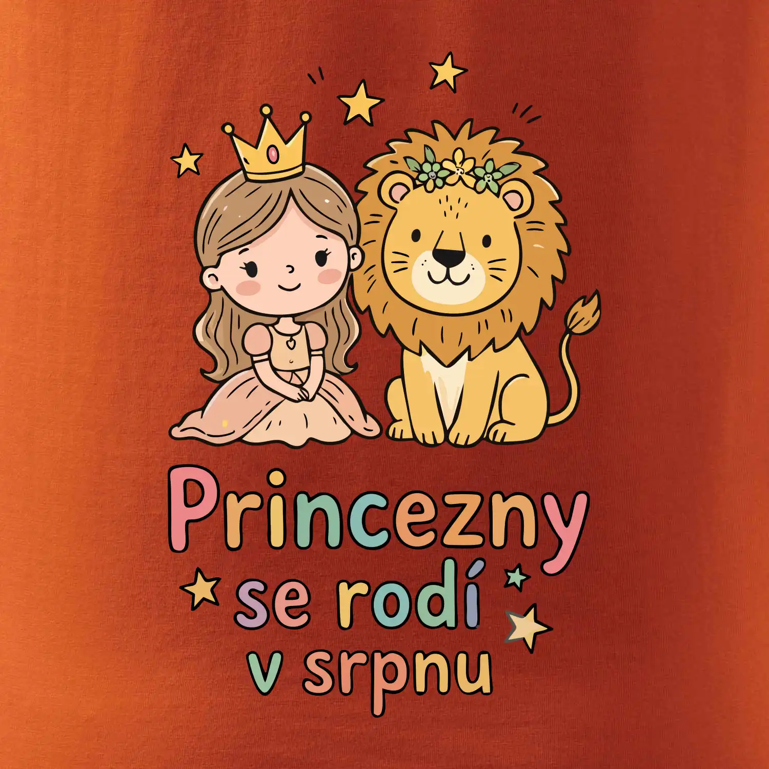 Dětský obrázek - princezny se rodí v srpnu