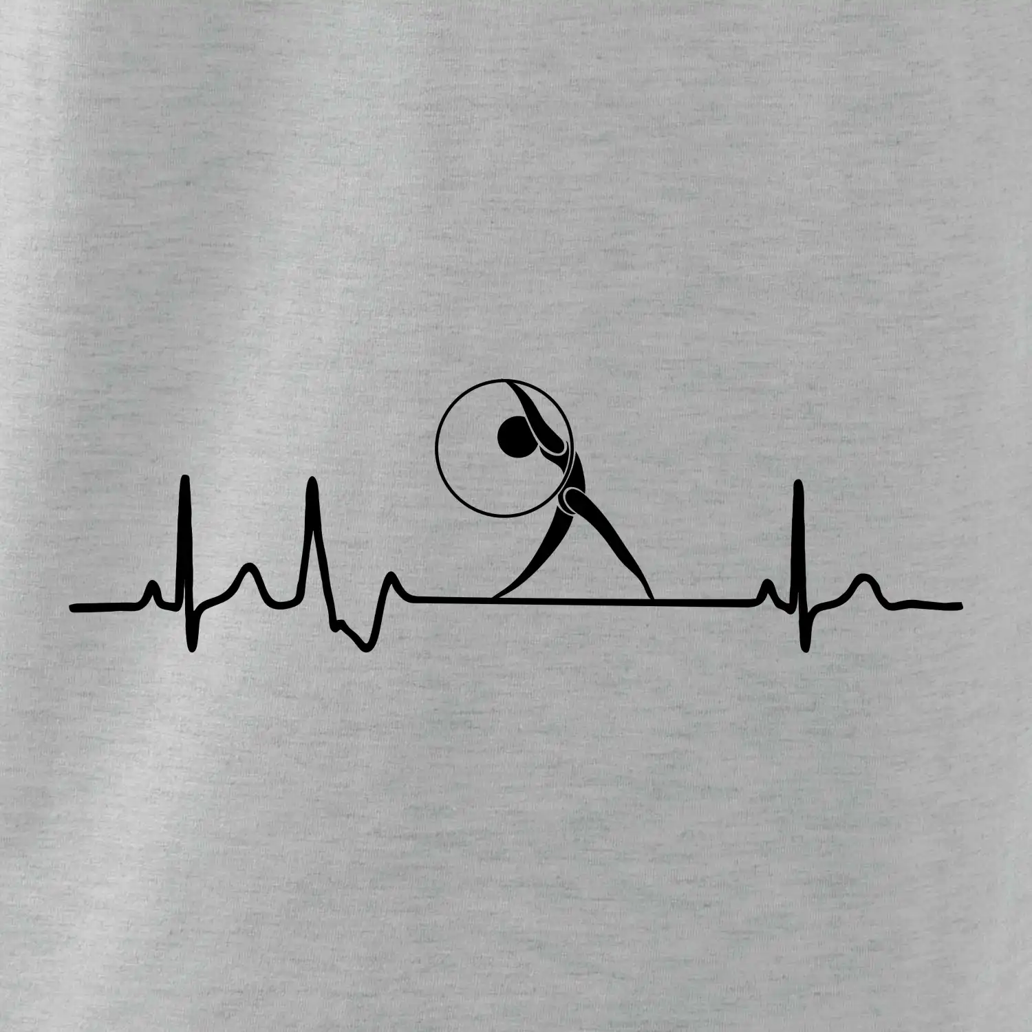 EKG moderní gymnastika obruč