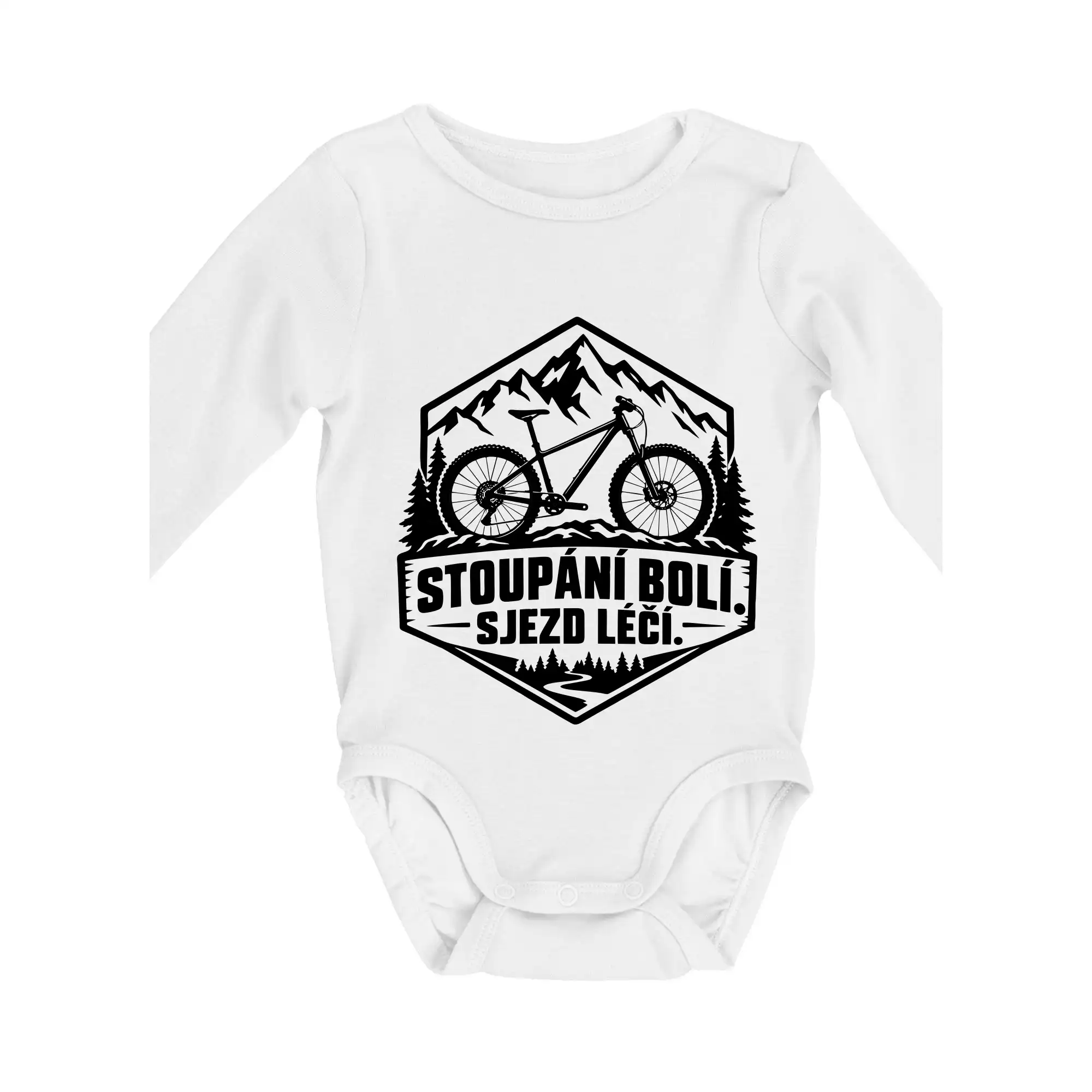 Stoupání bolí sjezd léčí - horské kolo