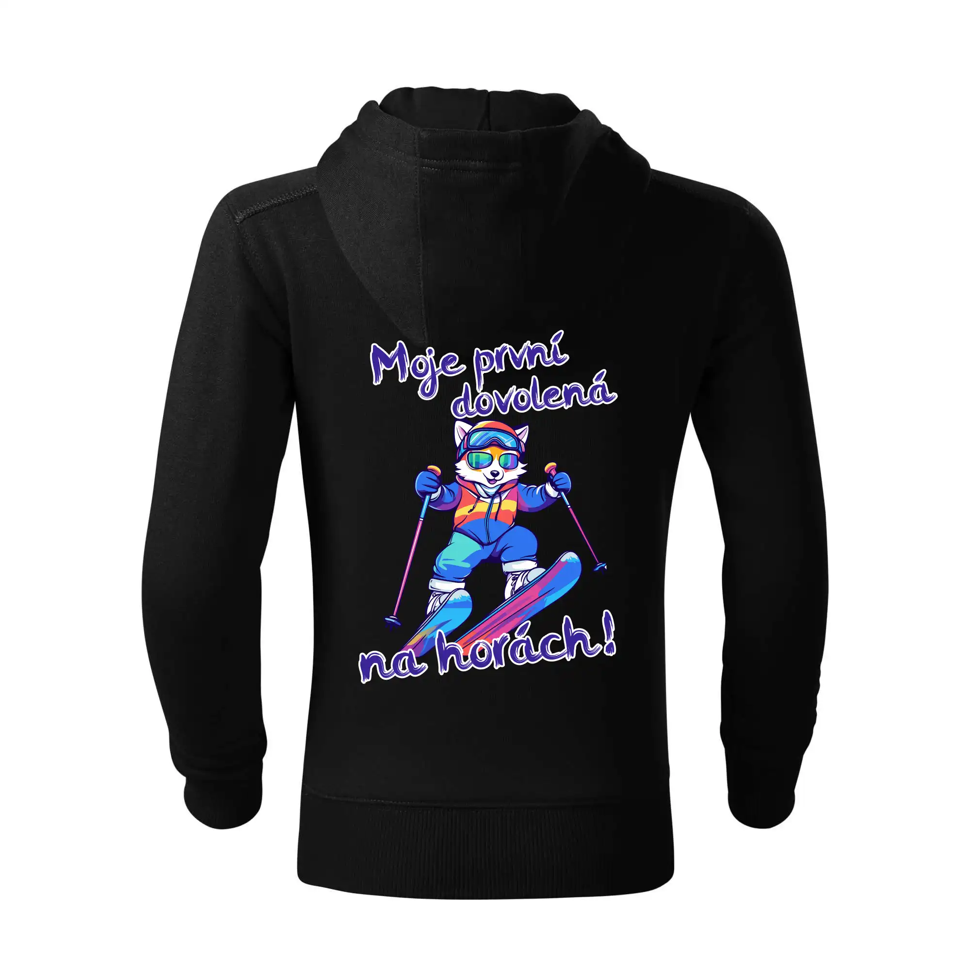 Moje první dovolená na horách modrá liška