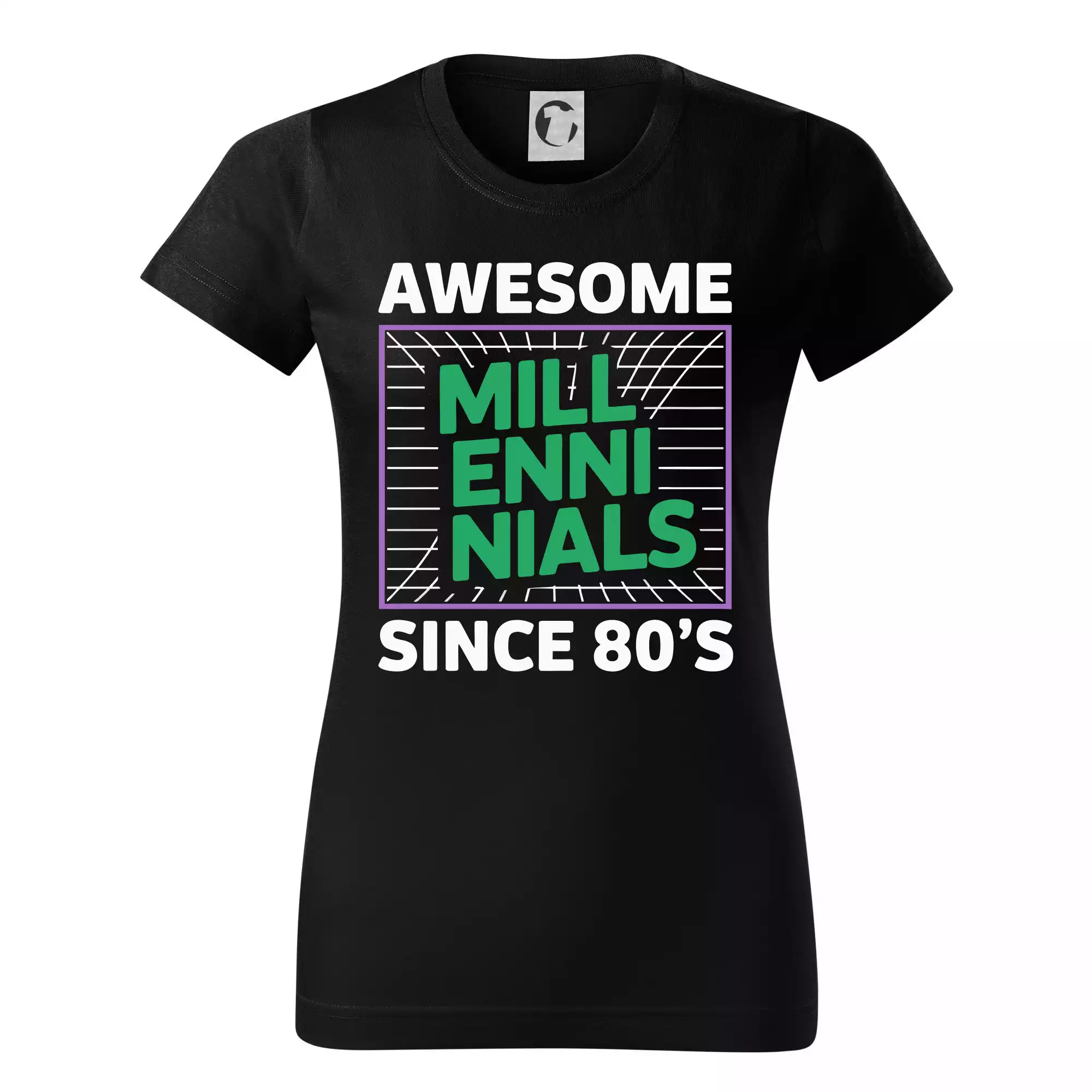 Generace Y - Zelený Awesome Millennials Since 80's